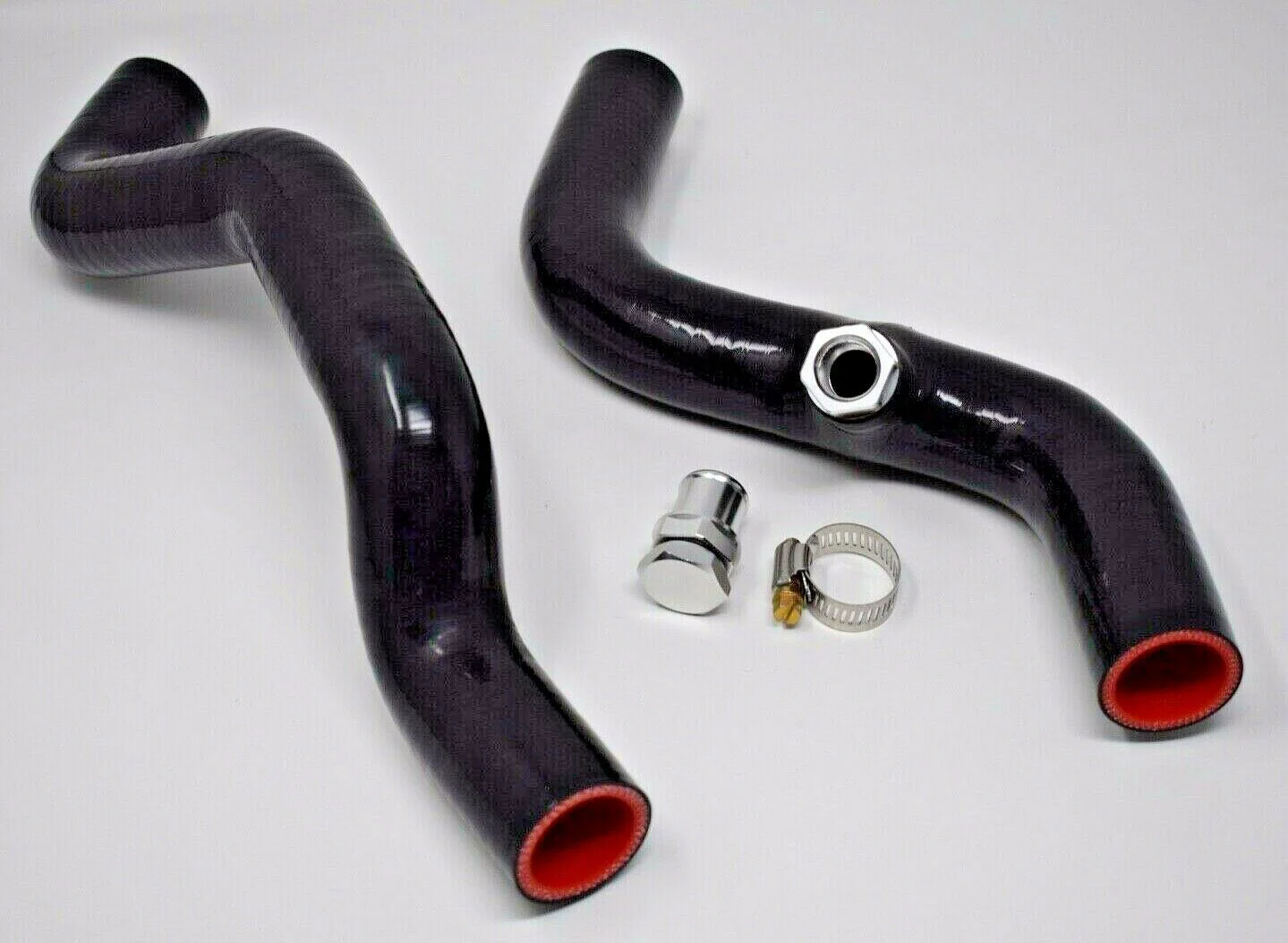 K- Swap Driver Side Radiator Hose Kit W/ Fan Hose Bung K20 EG EK DC2 CRX Si