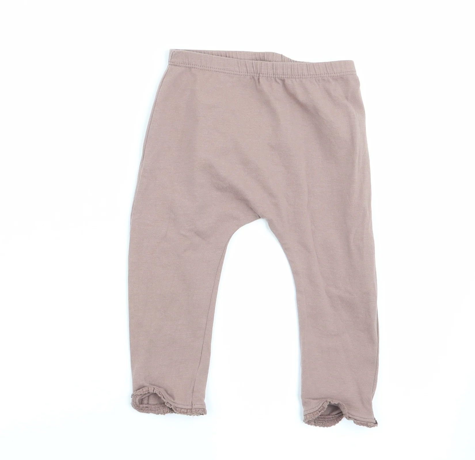 NEXT Girls Brown   Jogger Leggings Size 9-12 Months  - leggings