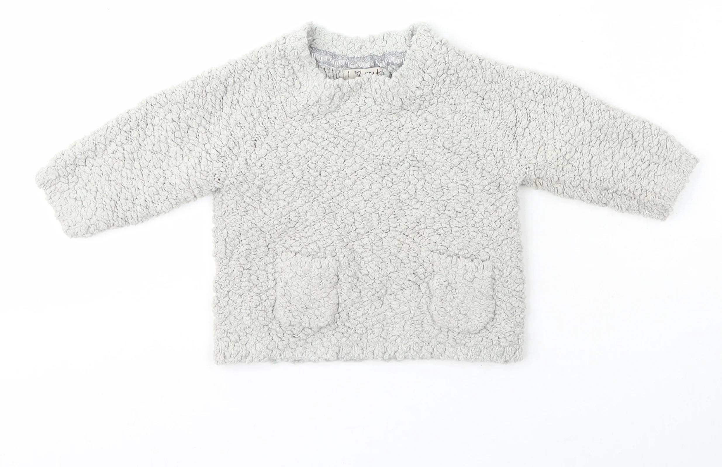 NEXT  Grey  Polyester Pullover Jumper Size 9-12 Months