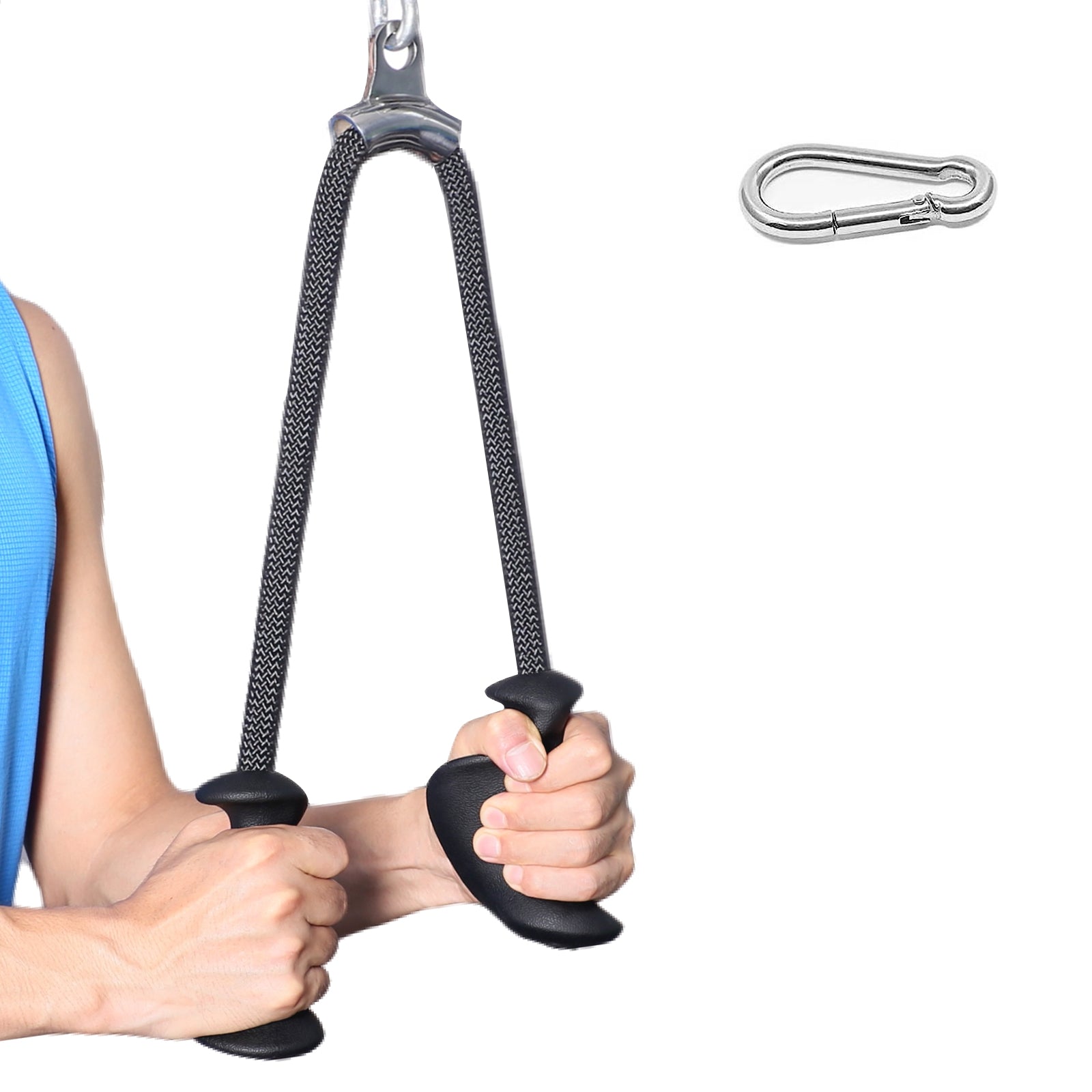 Ergonomic Triceps Rope