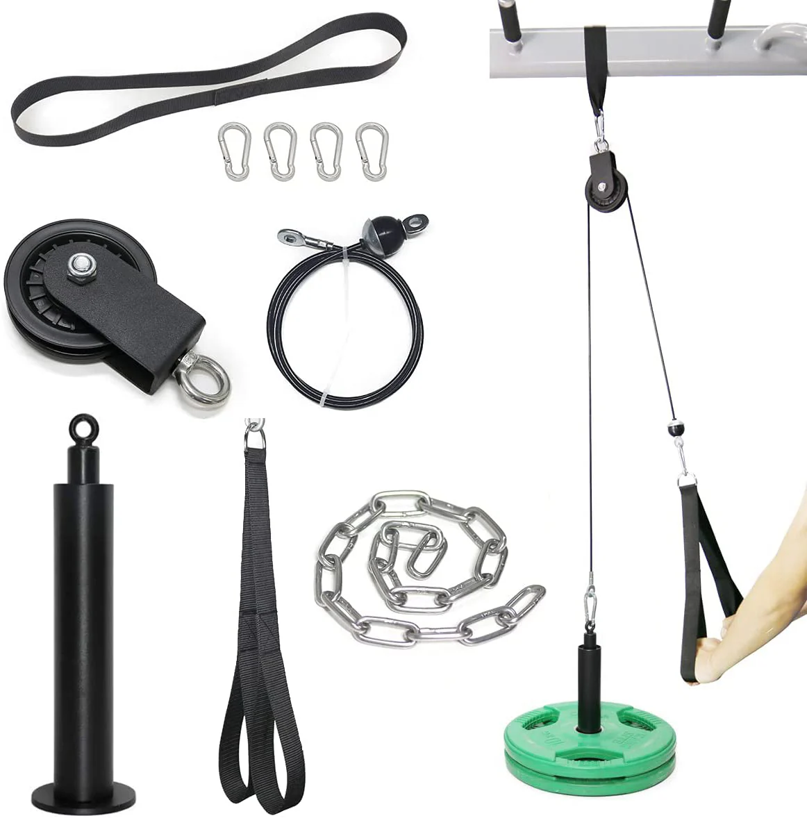 SYL Fitness Home Gym Cable Pulley System