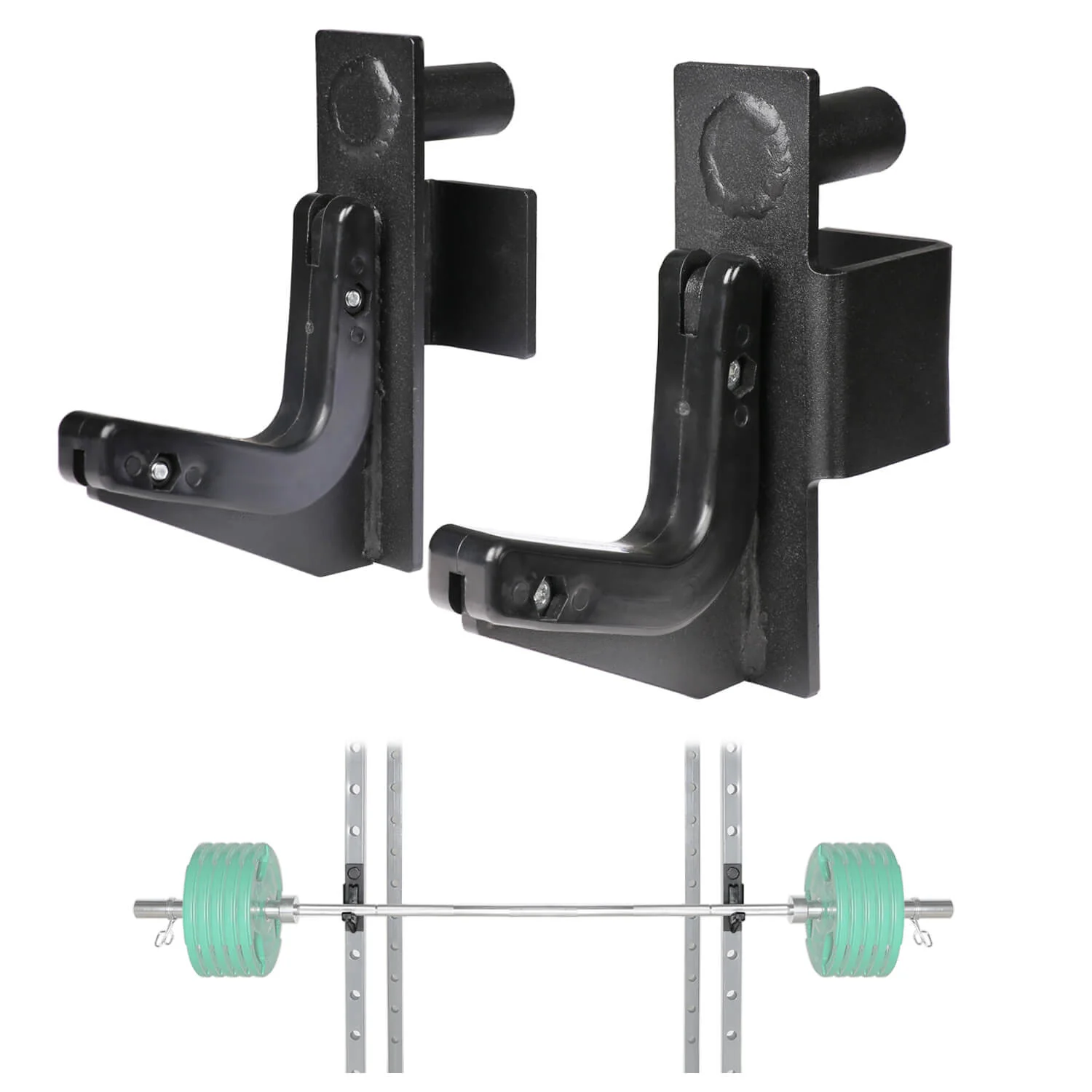 J-Hooks Power Rack/ Squat Rack Accessories J Cups