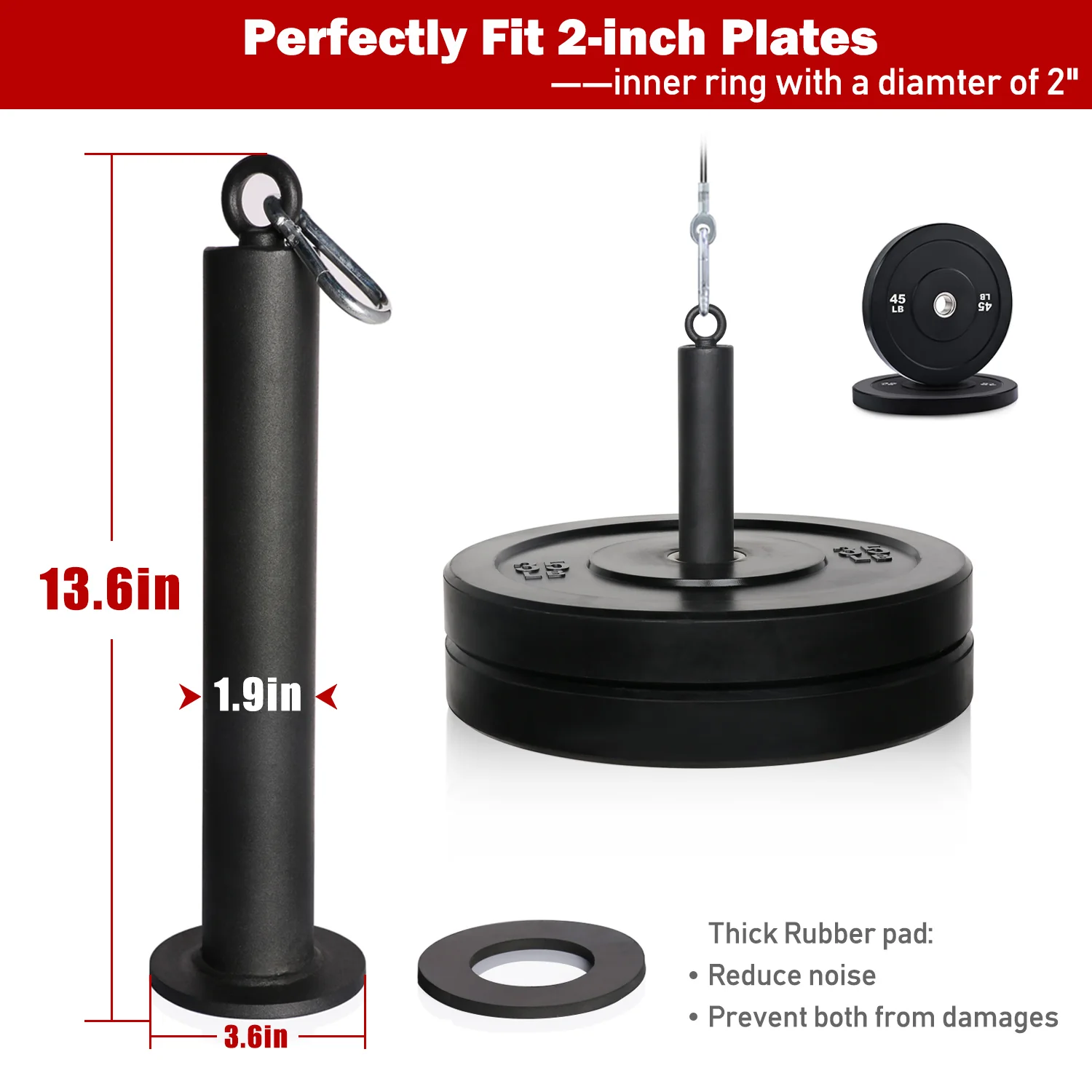 SYL Fitness Loading Pin for Weight Plates