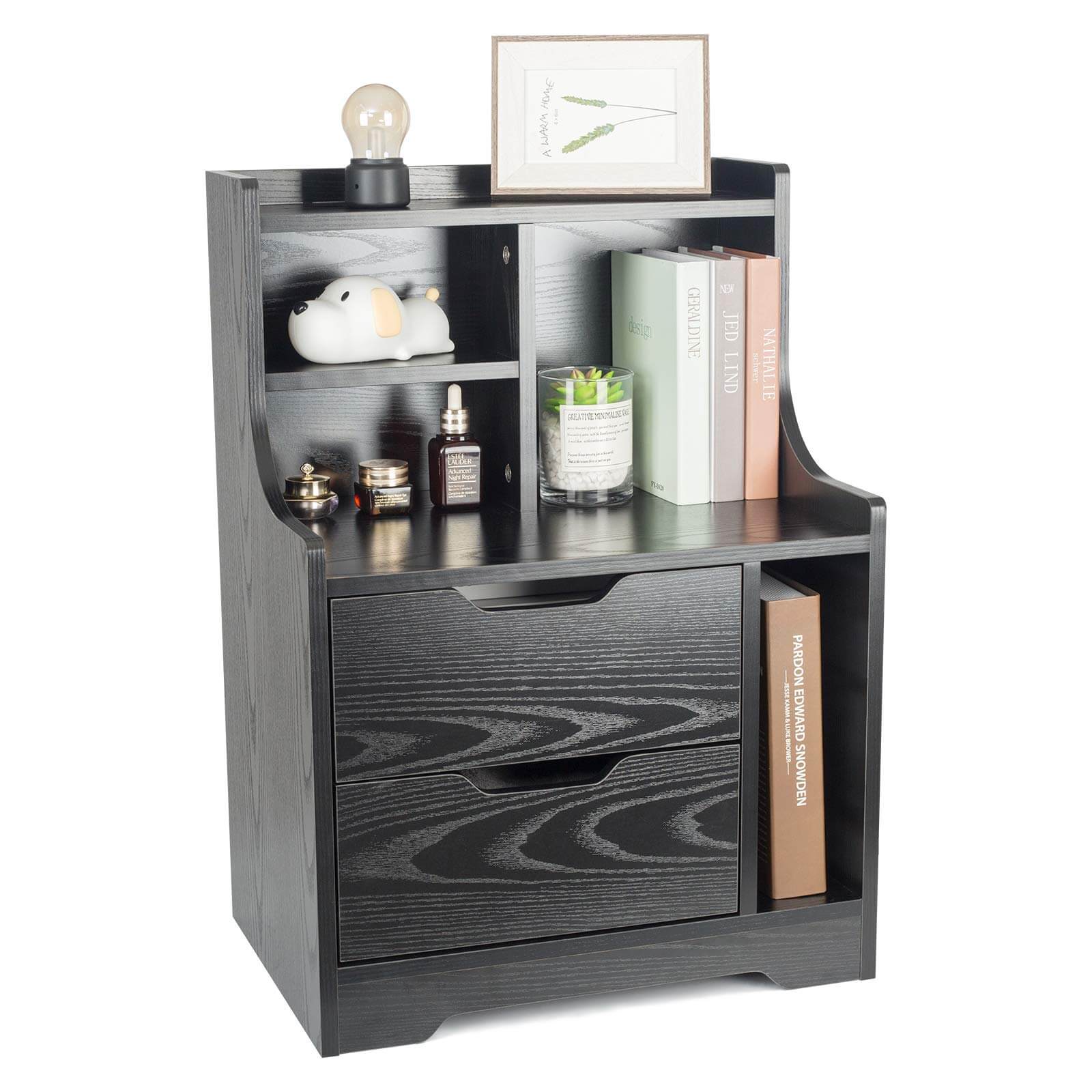 Wood End Table Nightstand HW1147