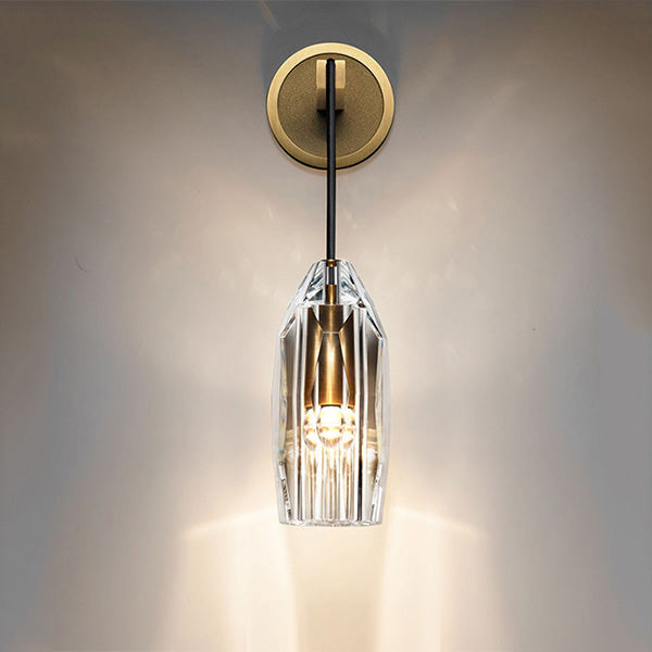 Priscilla Modern Crystal Wall Light Fixture