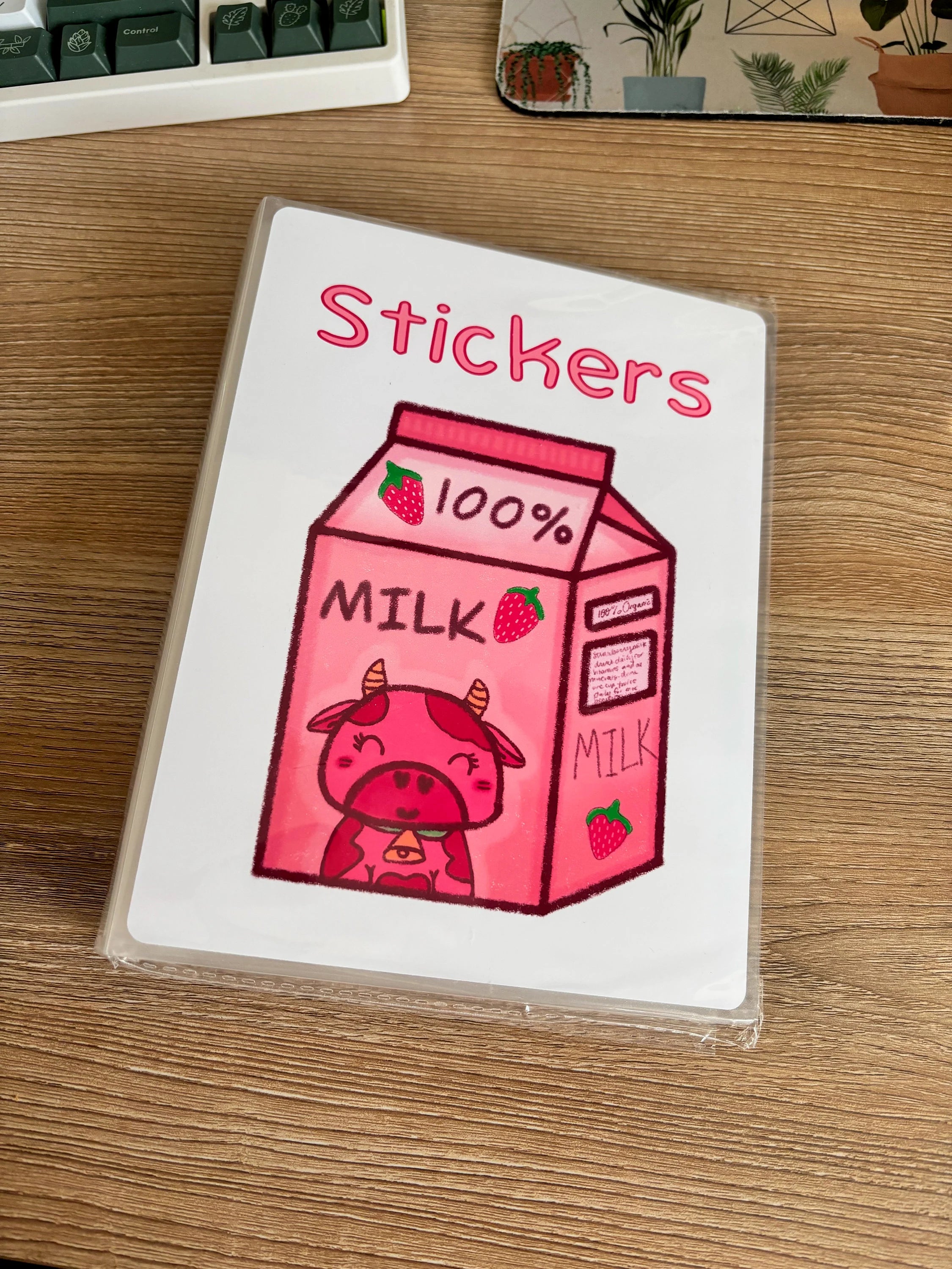 6"x8" Sleeve Sticker Albums | Berry Milk | StuckOnCreations