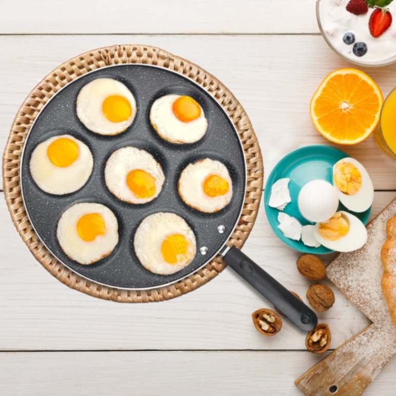 7-Grid Multi Egg Frying Pan