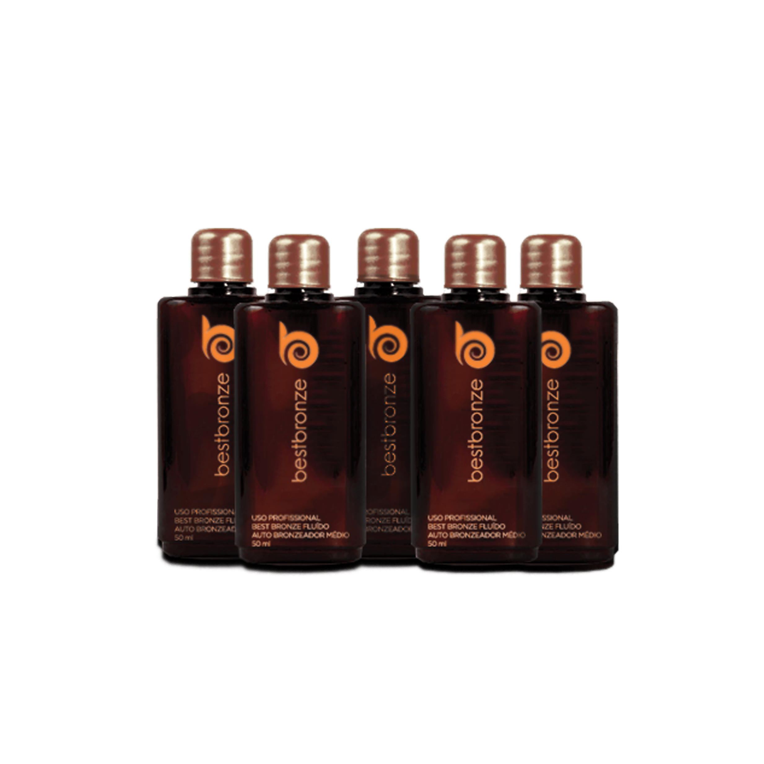 5 Unidades ou 250ml - Refil Bronzeamento Médio 50ml - Uso Máquina Profissional