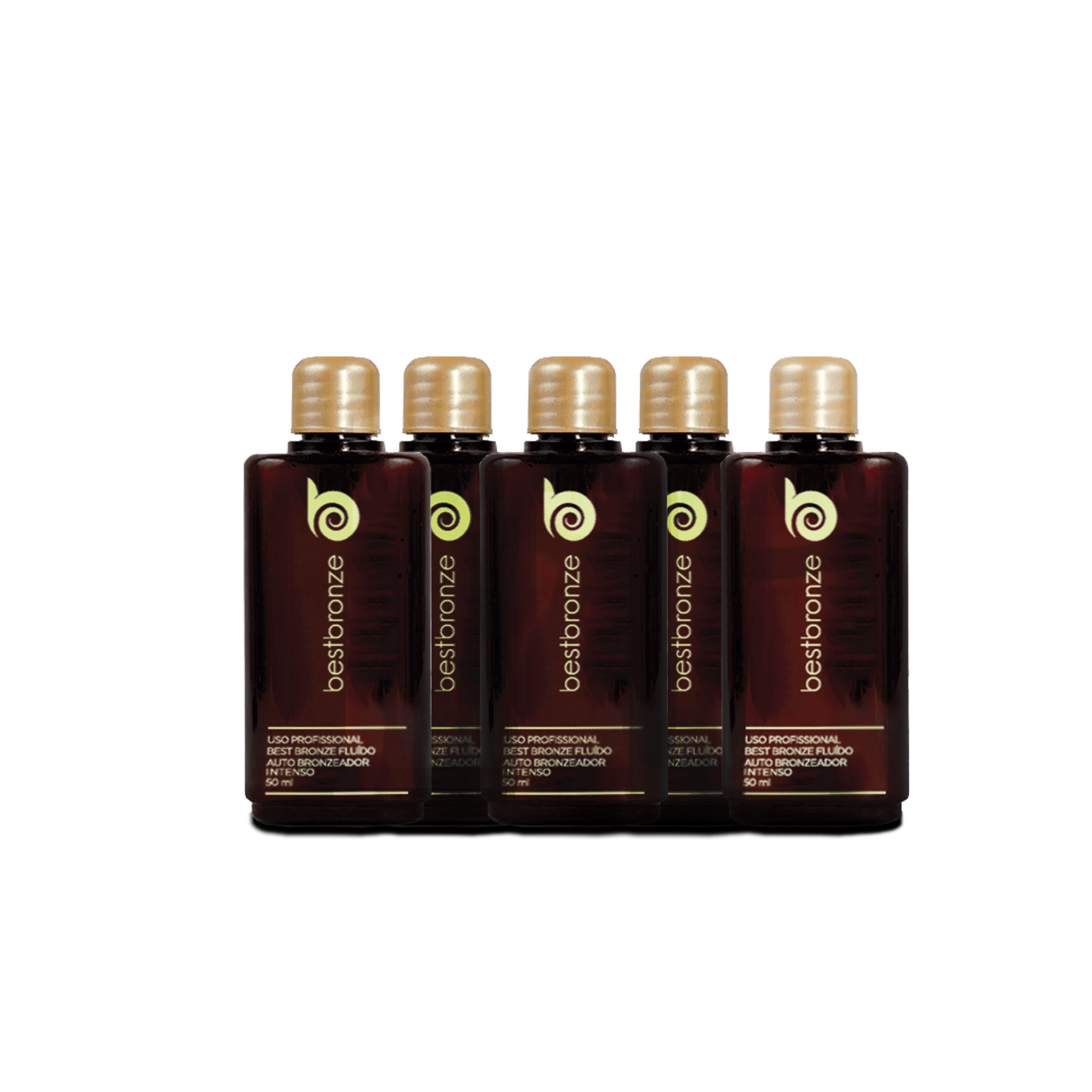 5 Unidades ou 250ml - Refil Bronzeamento Intenso 50ml - Uso Máquina Profissional