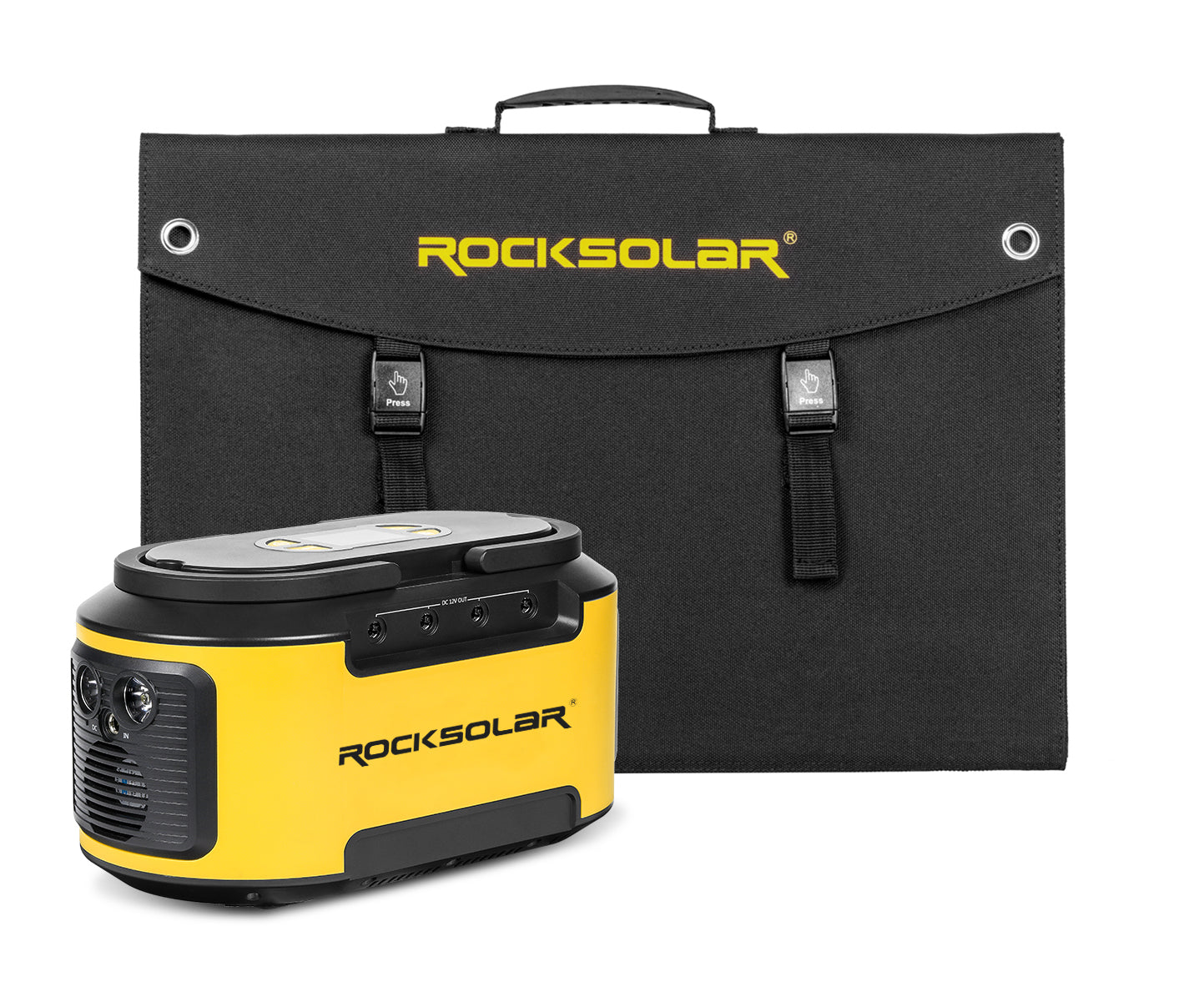 ROCKSOLAR Ready 200W 222Wh Portable Solar Generator Kit