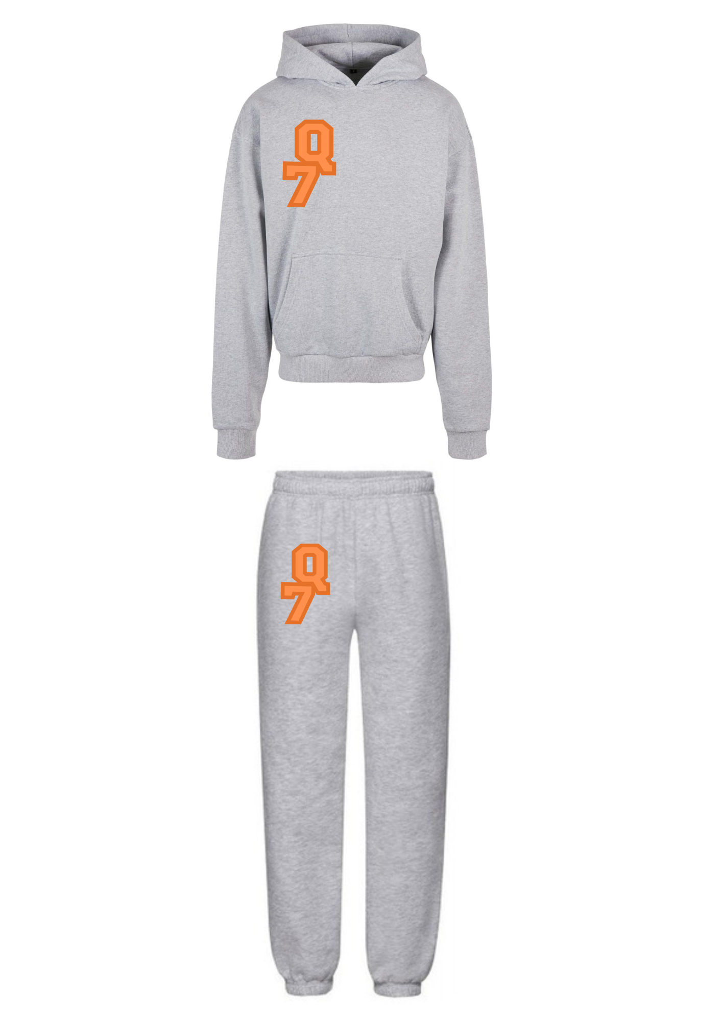 Q7 LOGO MONARCH GREY TRACKSUIT