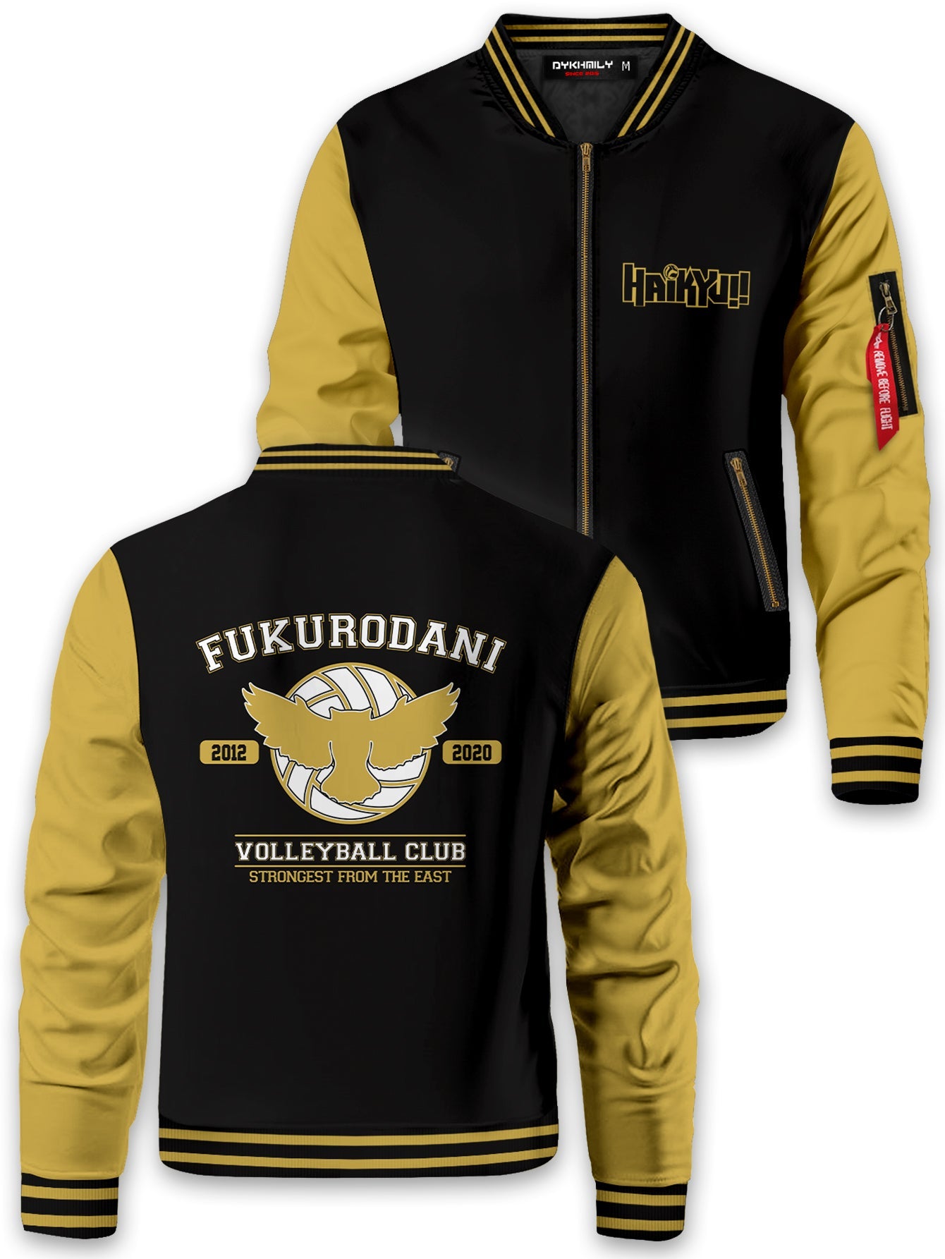 Fukurodani Strongest From The East Bomber Jacket