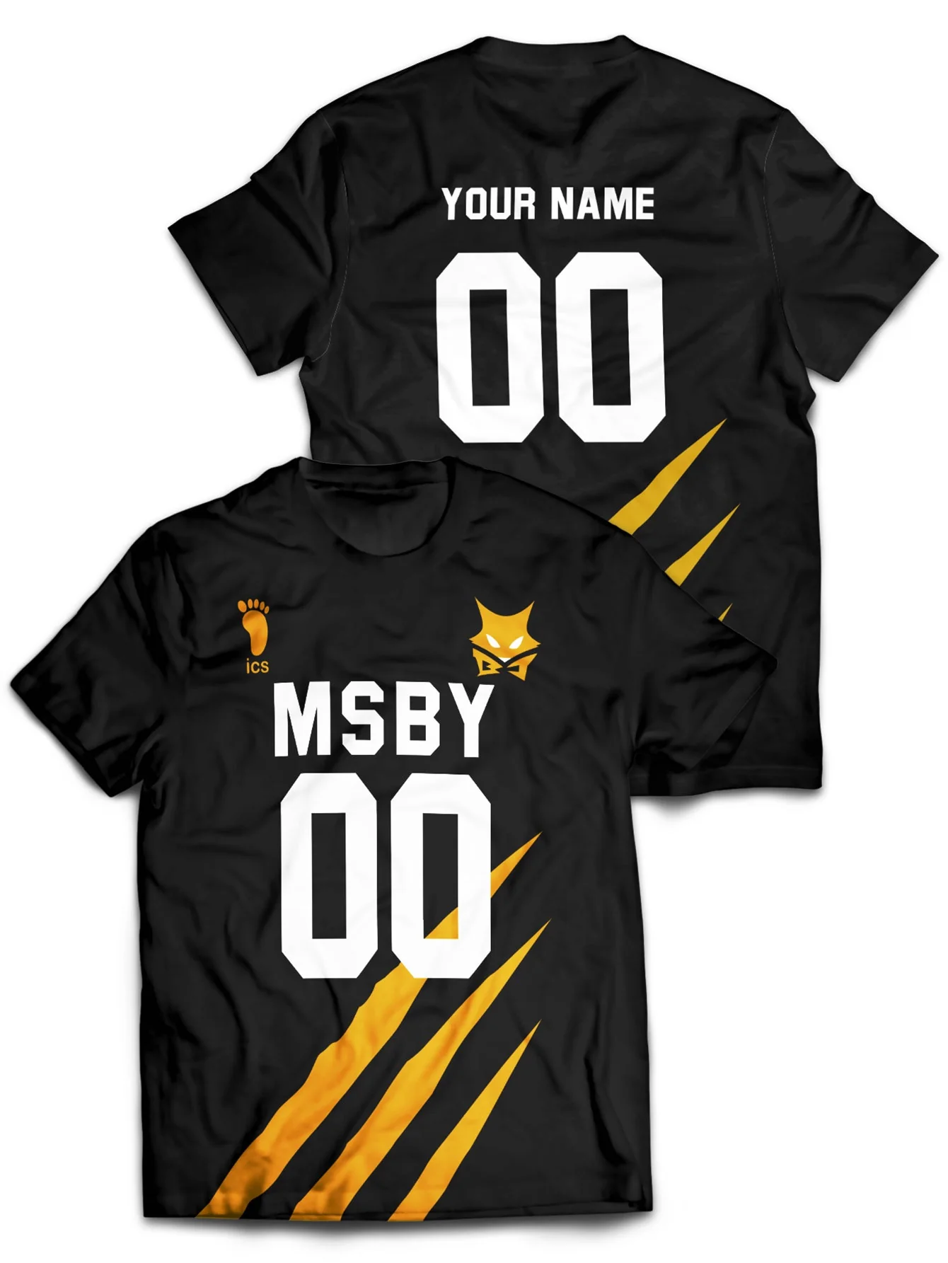 Personalized MSBY Black Jackals Unisex T-Shirt