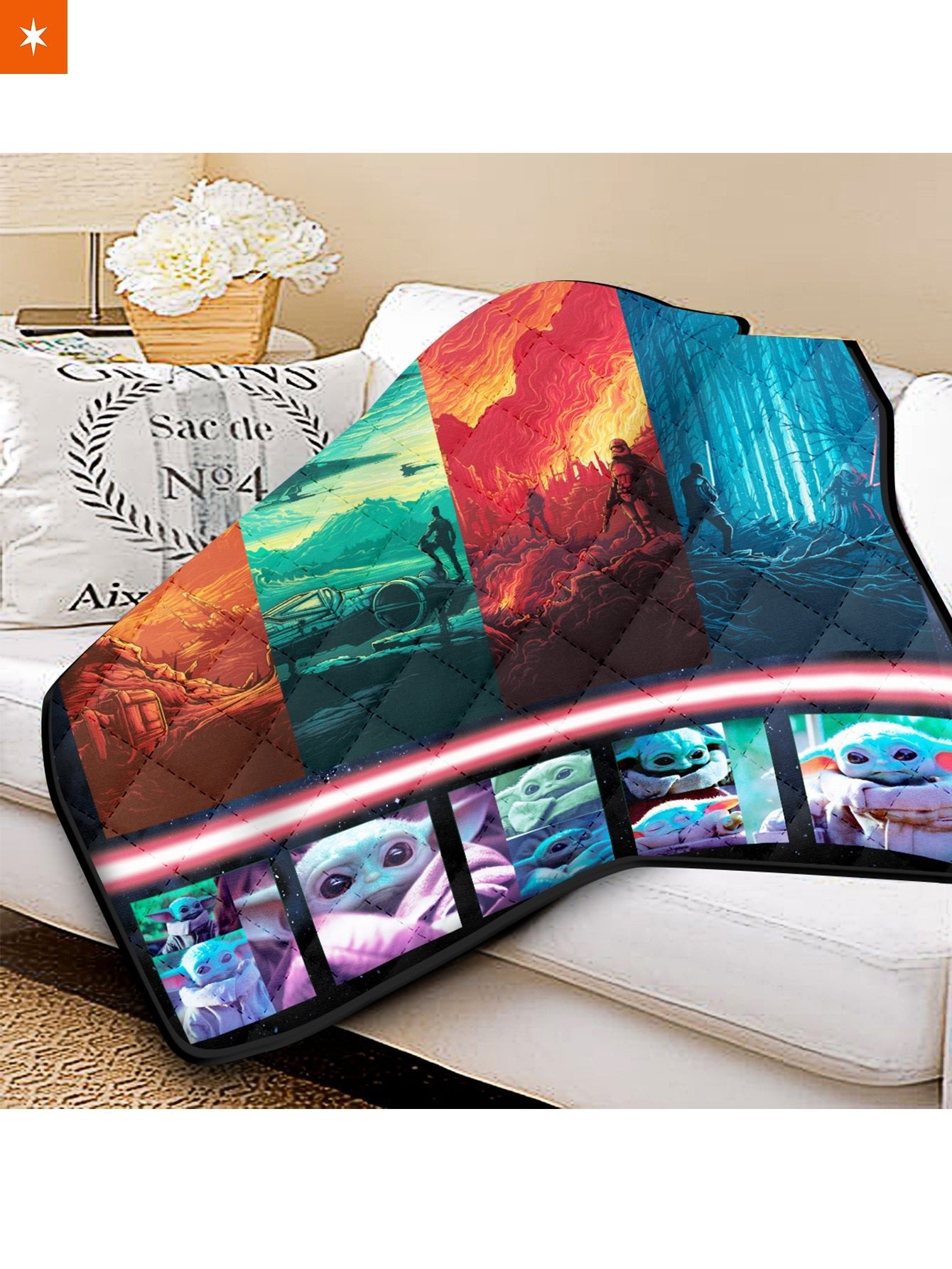 The Force Awakens Quilt Blanket