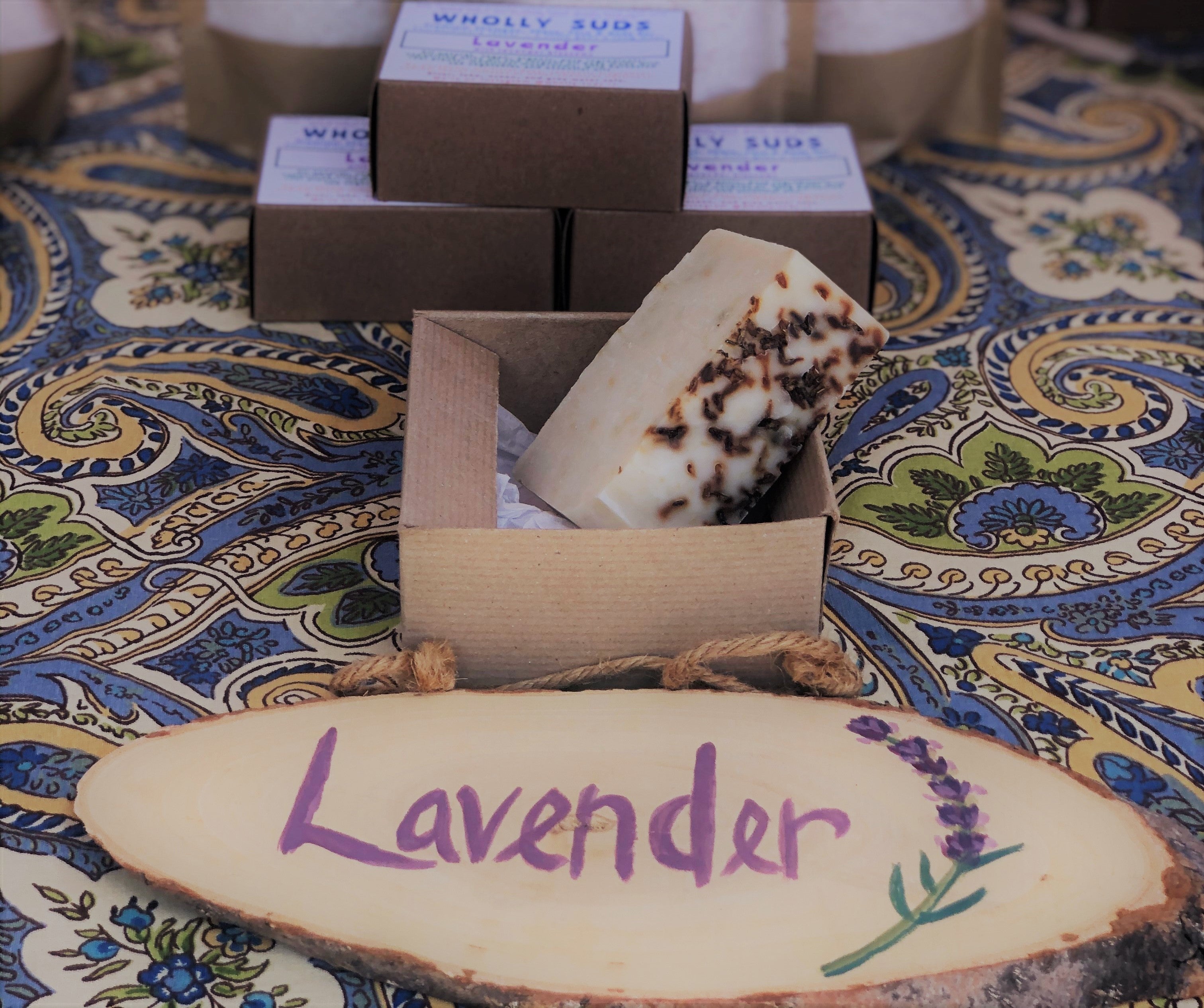 Lavender: Wholly Suds Artisan Soap (All Natural, Eco-Friendly, Chemical-Free)