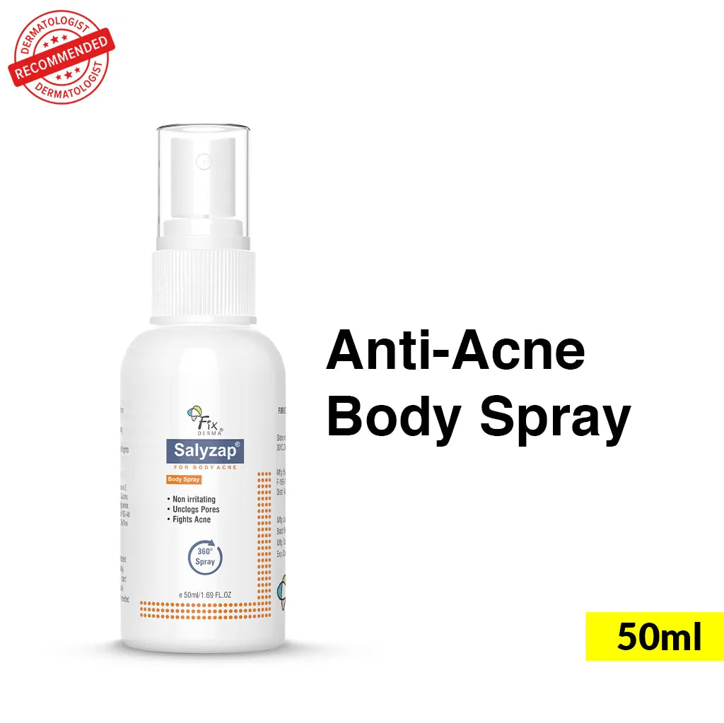 2% Salicylic acid, 0.1% Tea tree oil | Salyzap Spray for Body Acne