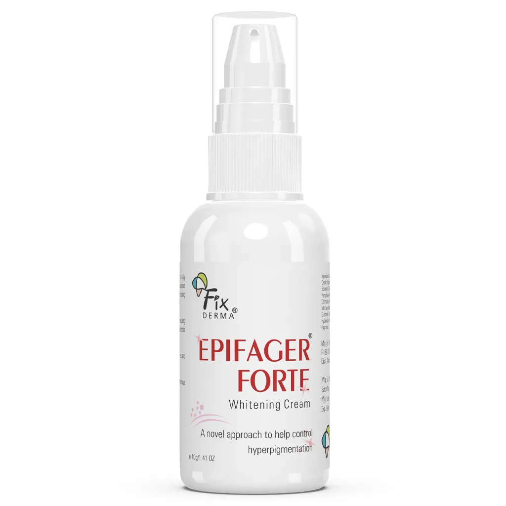 1% Undecylenoyl Phenylalanine, 1% Sepicalm VG WP, 0.5% Octinoxate, 0.2% Tocopheryl Acetate - Epifager Forte – Whitening Cream - Hyperpigmentation & Melasma Treatment