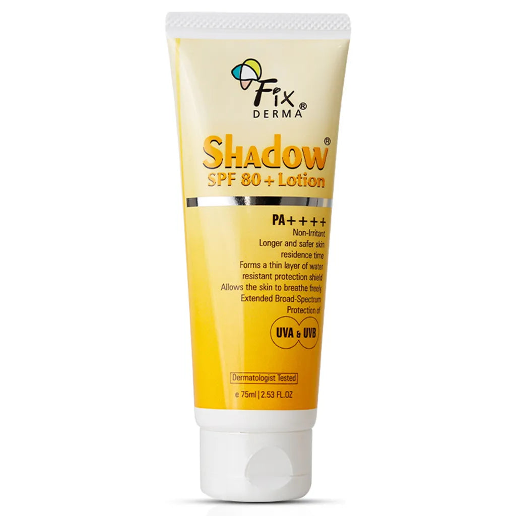 0.5% Vitamin E, Shadow Sunscreen Lotion SPF 80+ | Protection against UVA and UVB rays