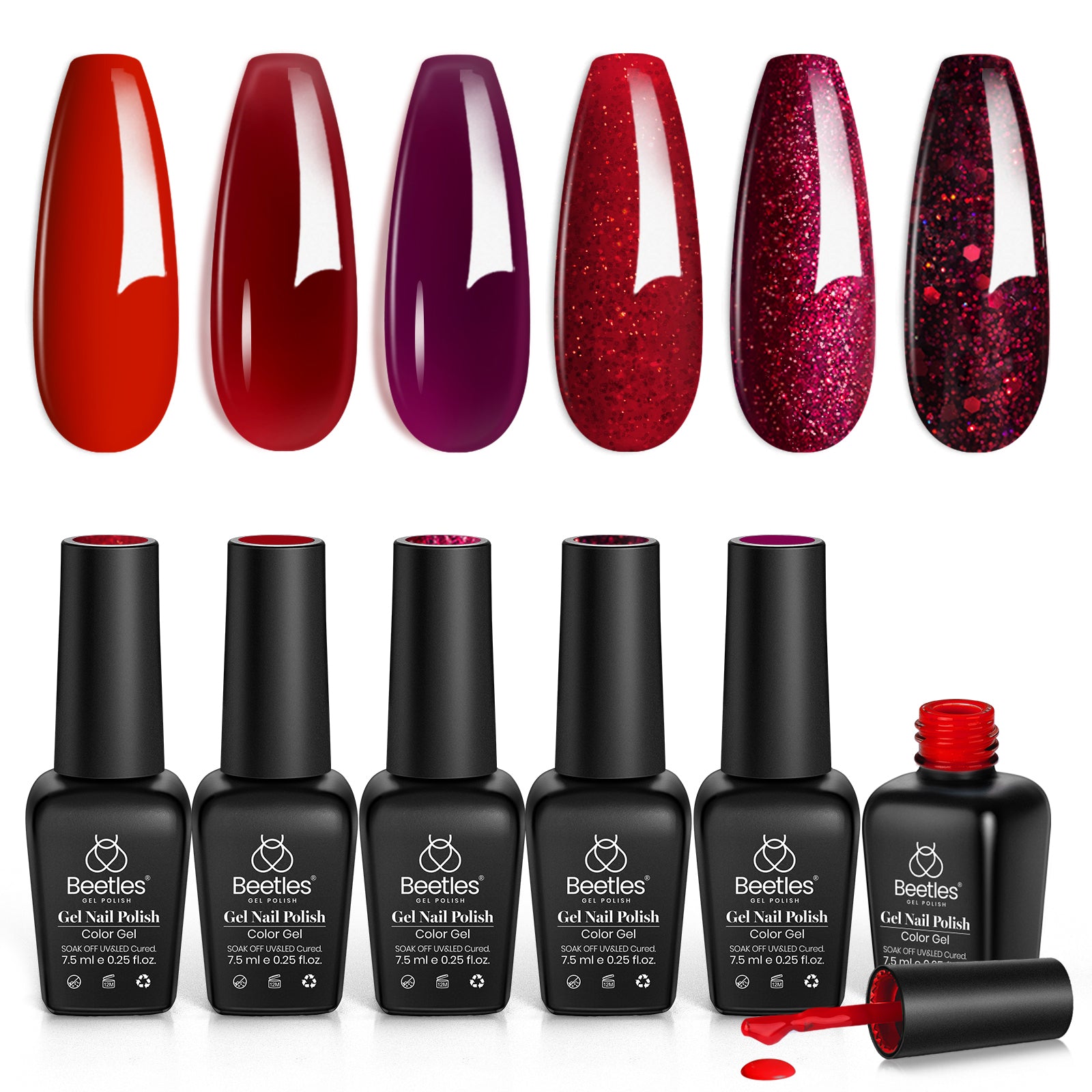 Poinsettia Love | 6 Colors Gel Polish Set