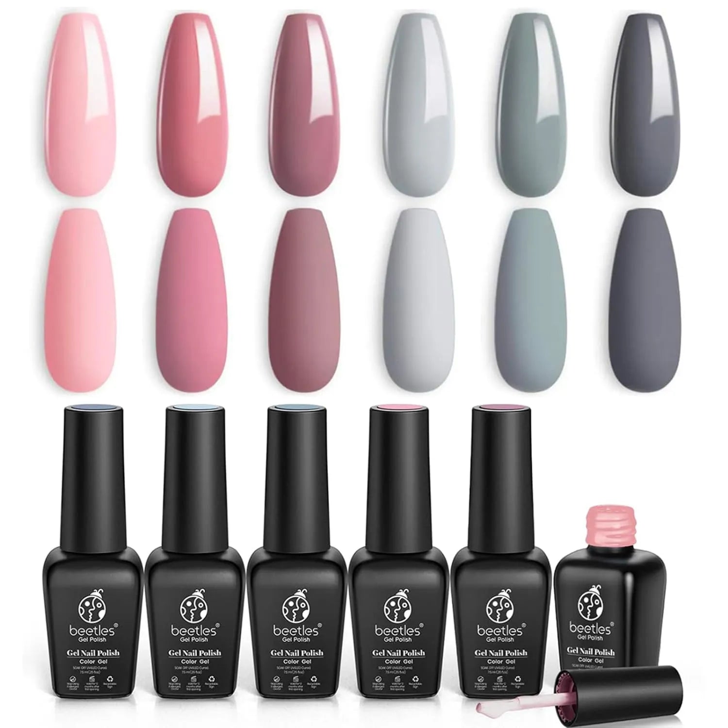 Bridesmaid Beauty | 6 Colors Gel Polish Set