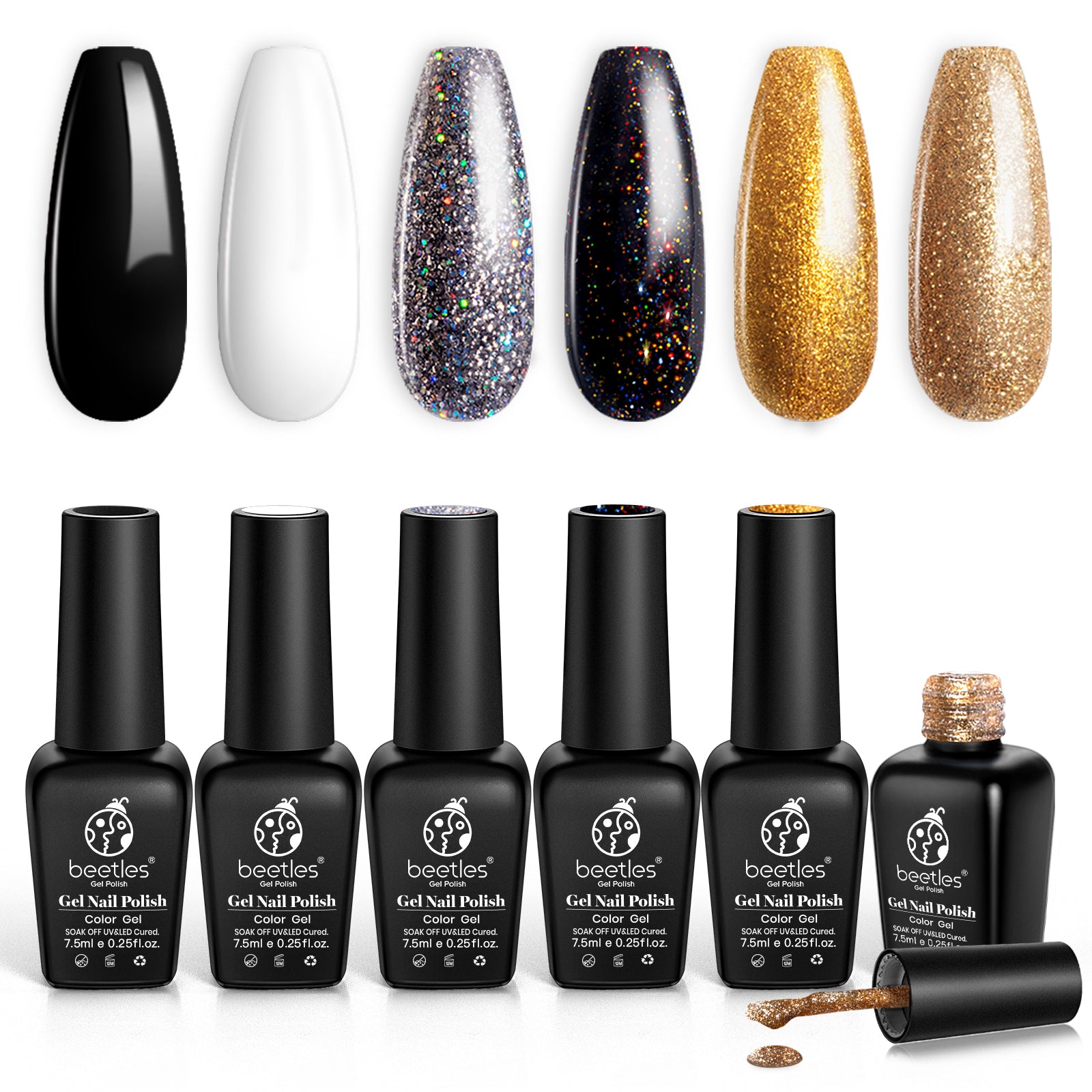 Champagne Night | 6 Colors Gel Polish Set