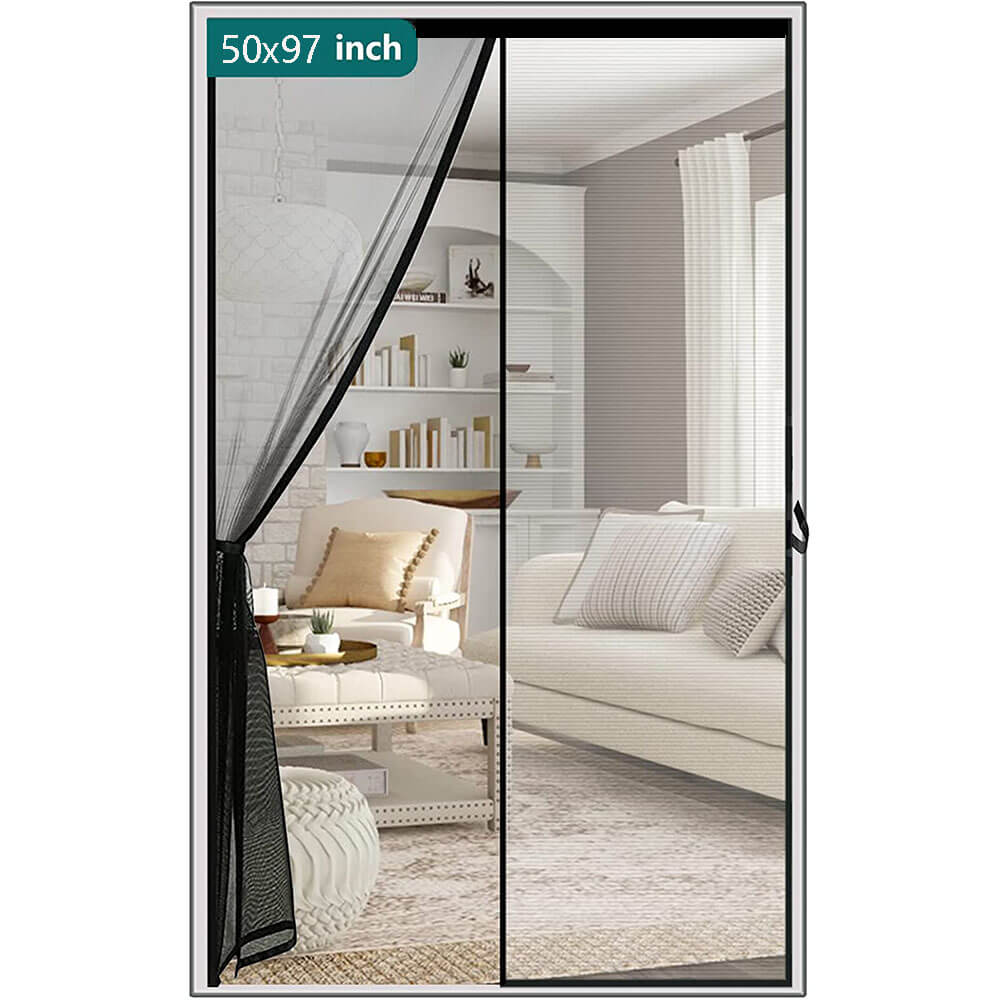 Magnetic Screen Door Fits Doors up to 48" x 96"