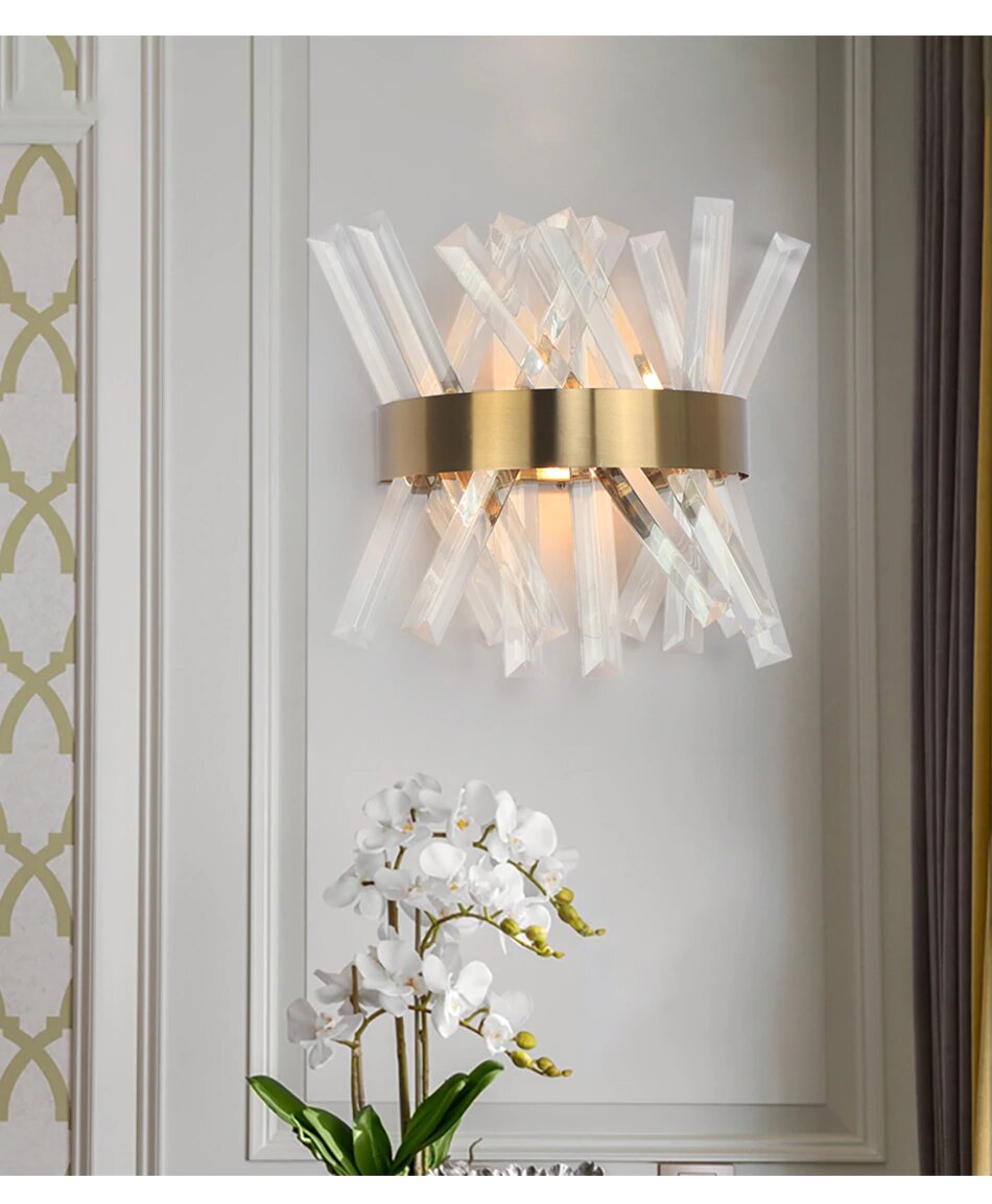 MIRODEMI® Modern single light LED wall sconce in nordic style