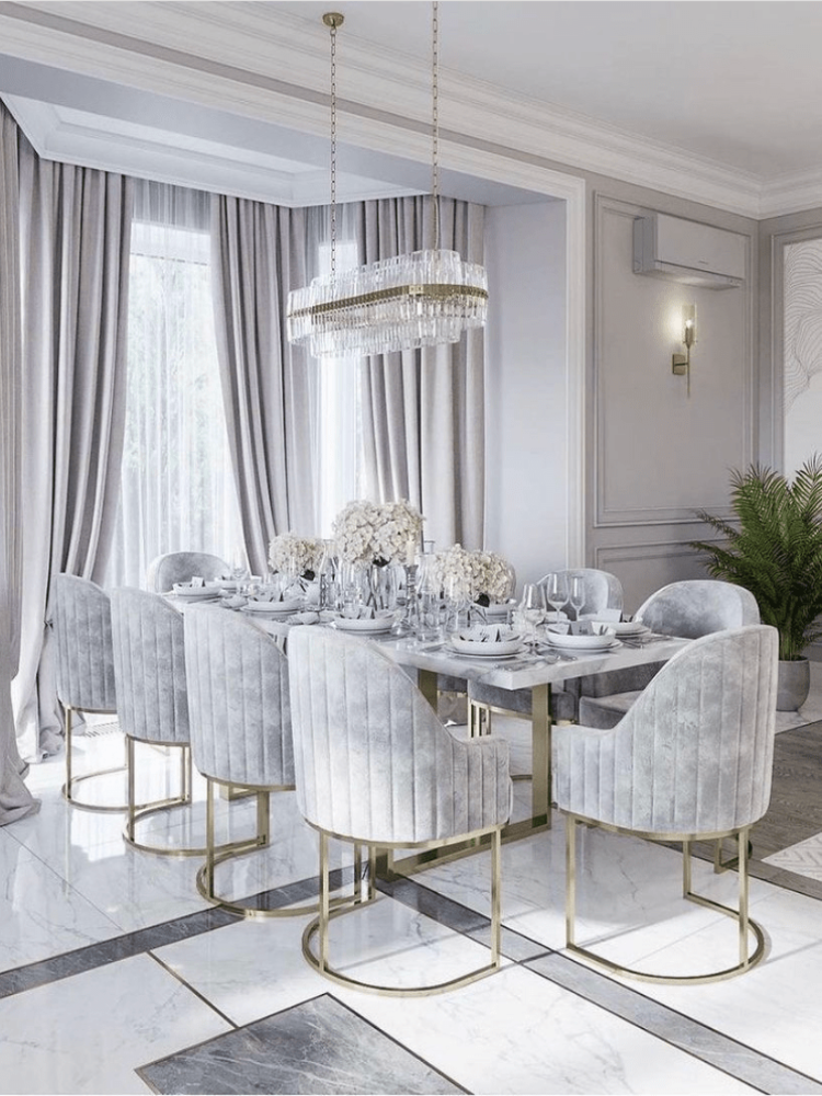 MIRODEMI® Modern crystal oval gold chandelier