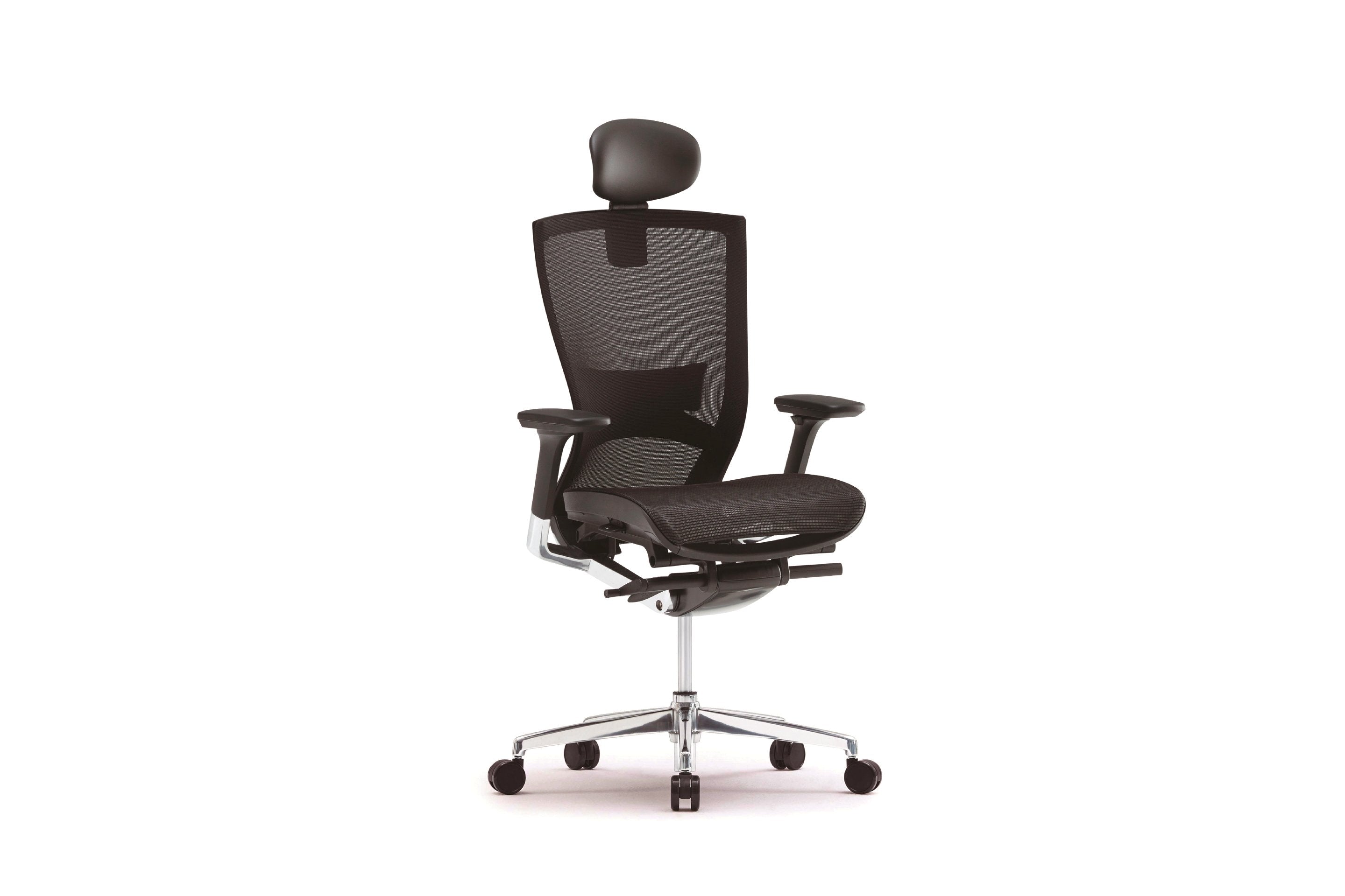 FURSYS SIDIZ T50 AIR Full Mesh Black Frame Ergonomic Office Desk Chair