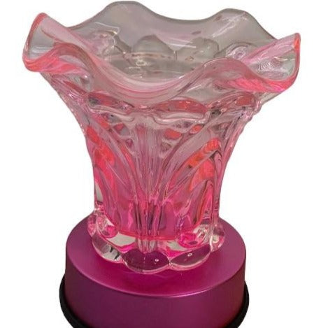 Electric Clear Glass Fragrance Touch Oil Warmer