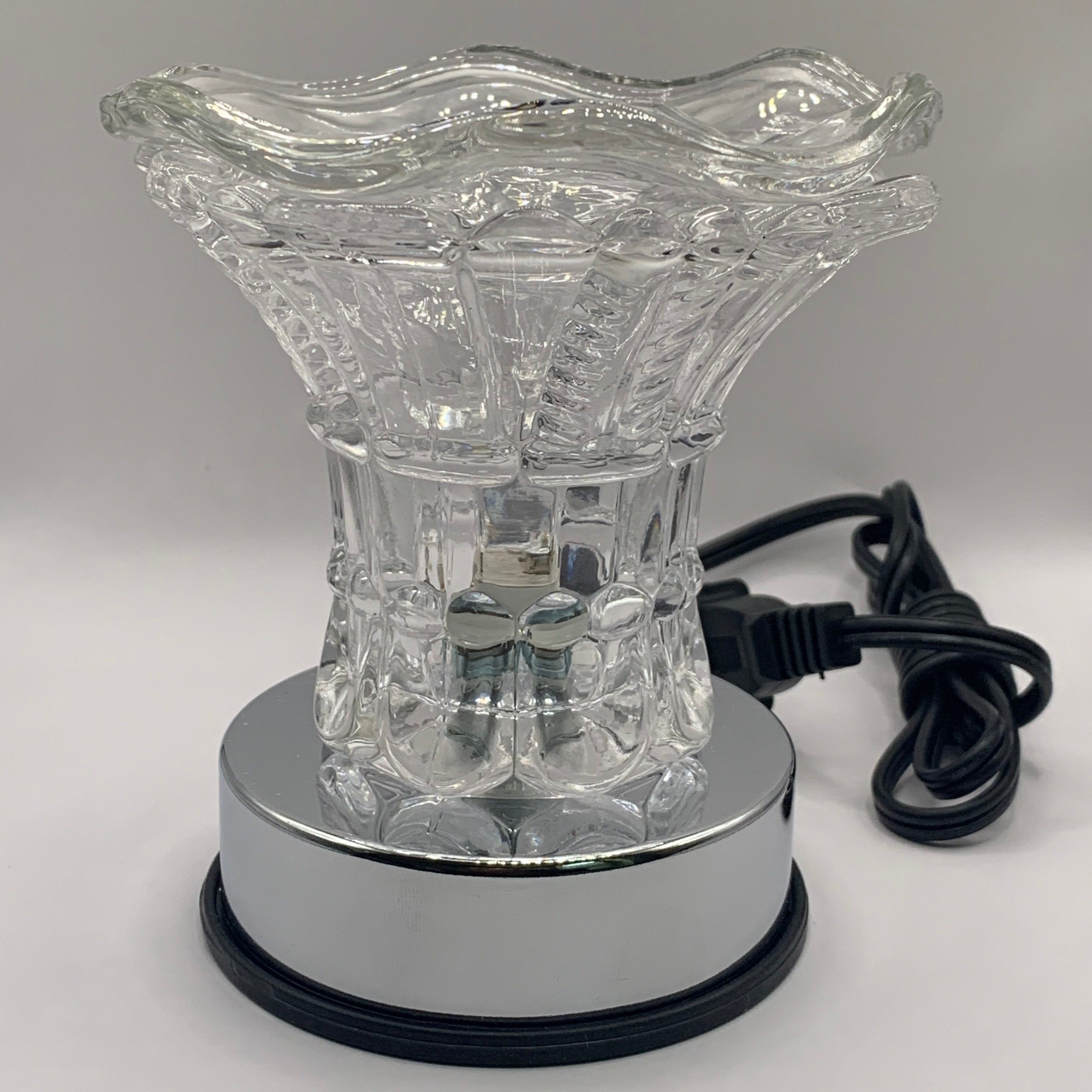 Electric Clear Glass Fragrance Touch Oil Warmer