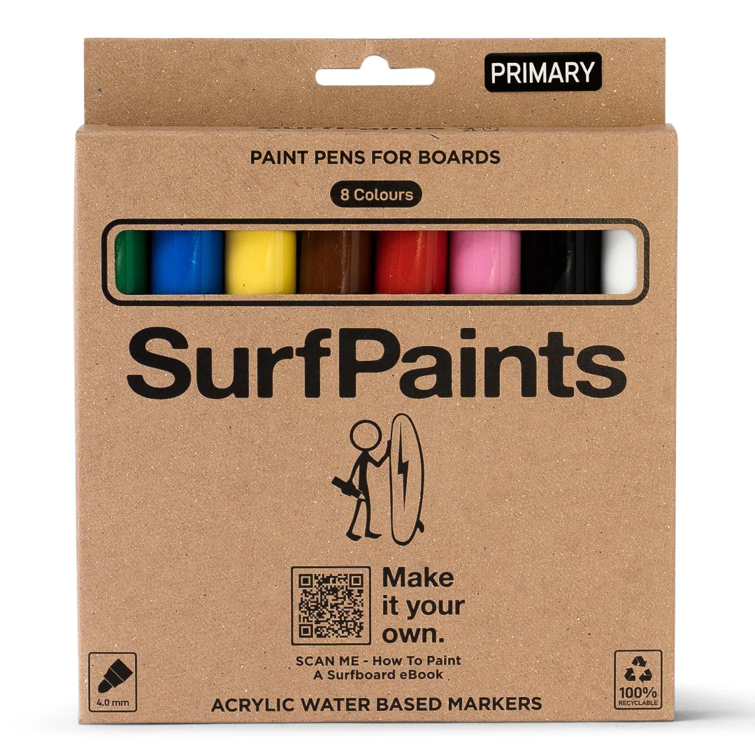Primary Acrylic Paint Pens - Size 4mm Bullet Nibs