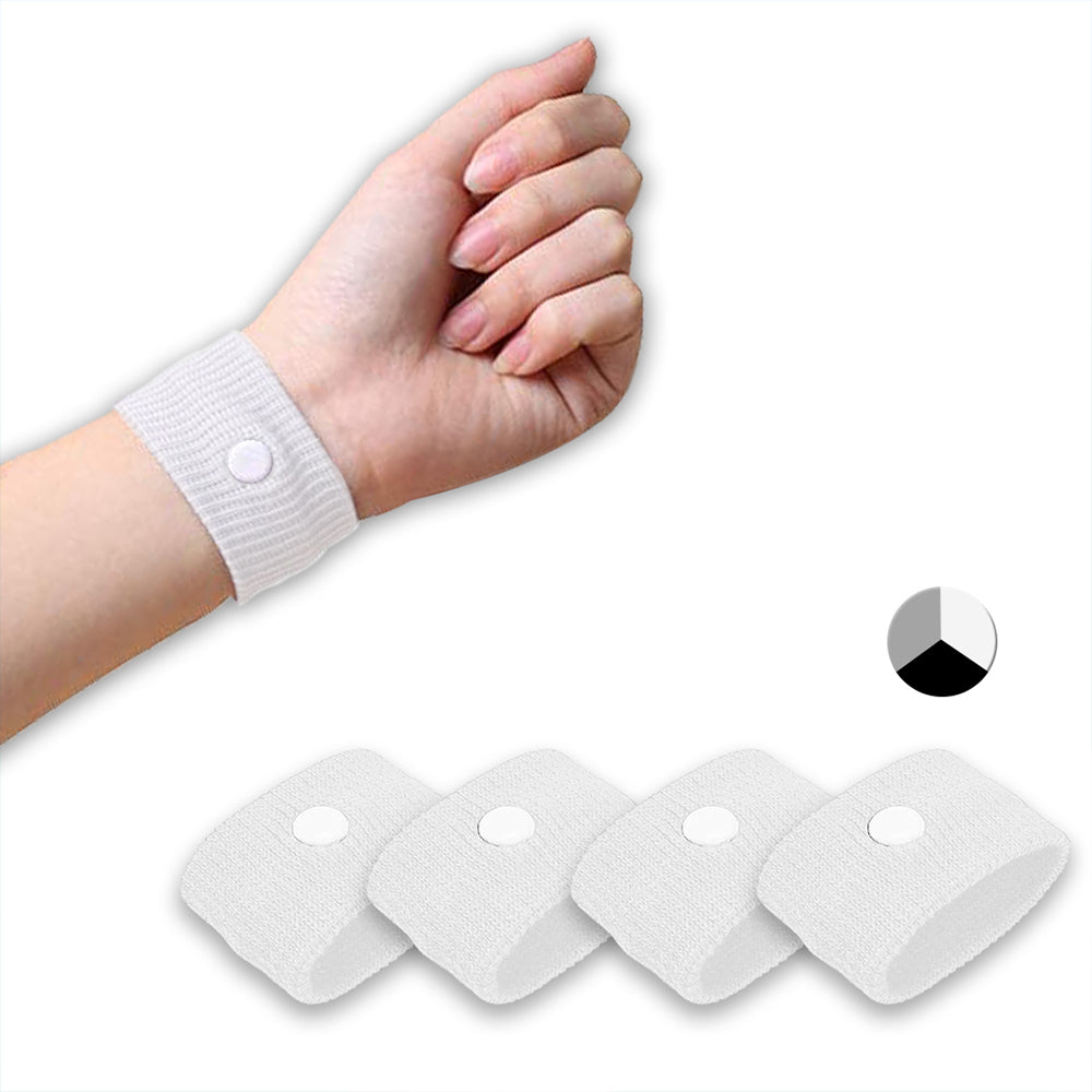 KOHEEL Acupressure Wristband for Motion Sickness, Natural Relieve Morning Sickness, Sea Travel and Car Sickness, Anti Nausea Wristband for Pregnancy 4 Count