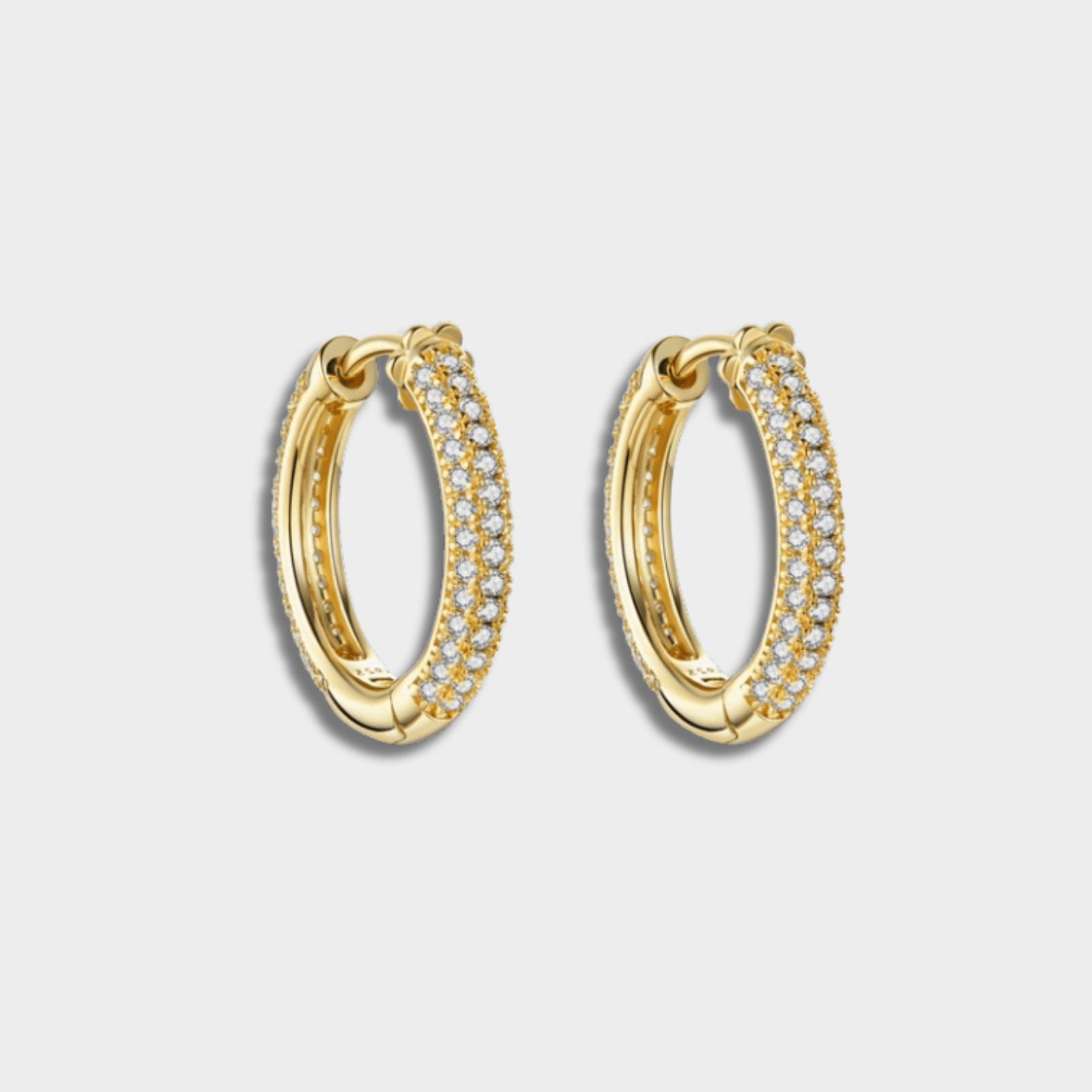 S925 Silver Small Circle Earrings