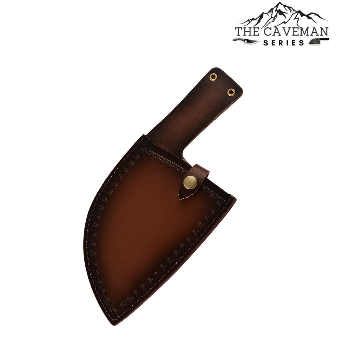 Leather sheath for the caveman knife series