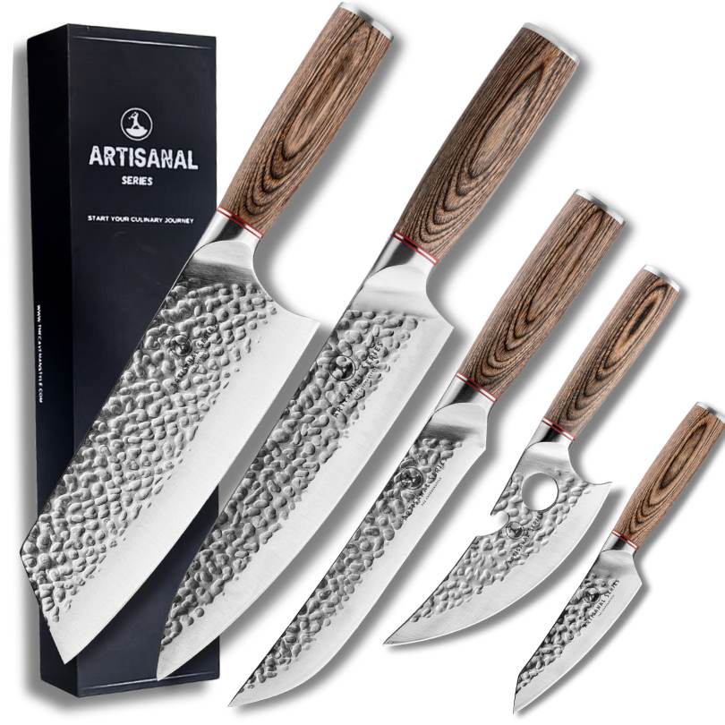 Ultimate Artisanal 5-Piece Knife Combo