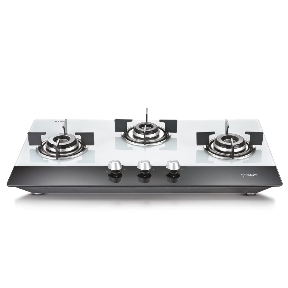 Prestige Desire 3 Burner Hob Top - PHTD 03 Al | Advanced Auto Ignition | Grey & Black
