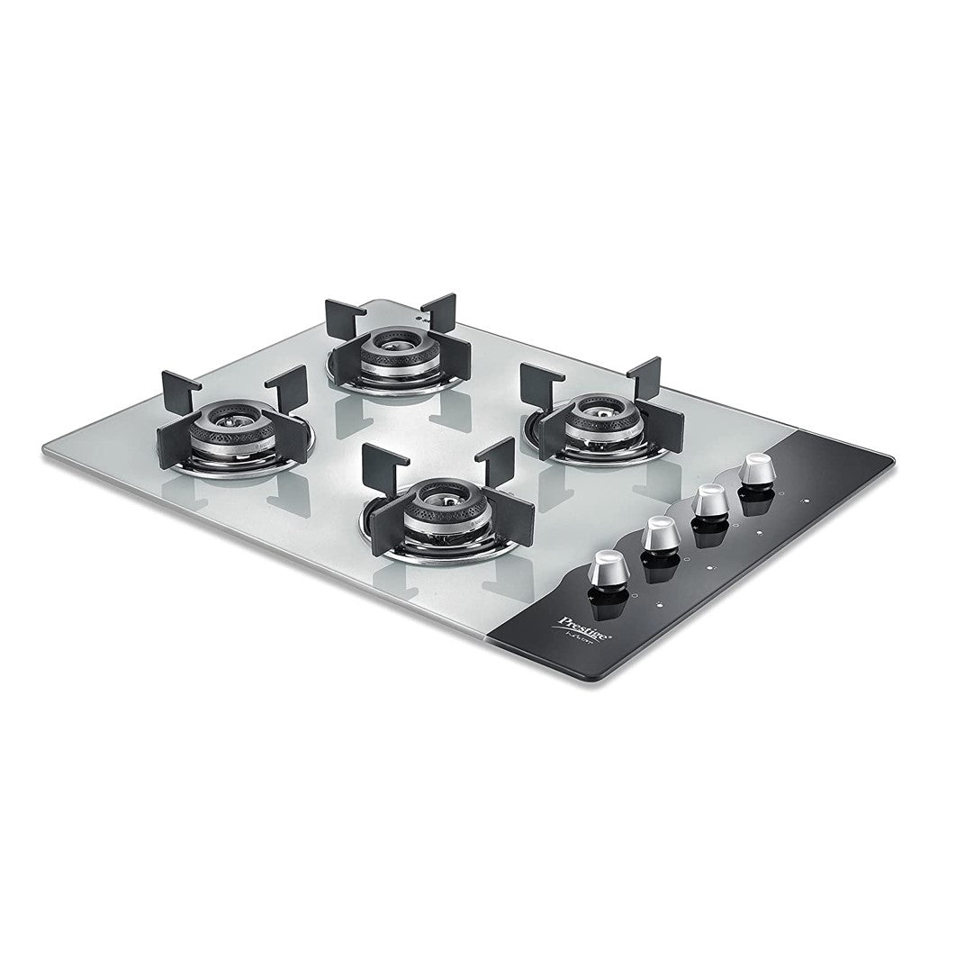 Prestige Desire 4 Burner Hob Top - PHTD 04 Al | Advanced Auto Ignition | Grey & Black