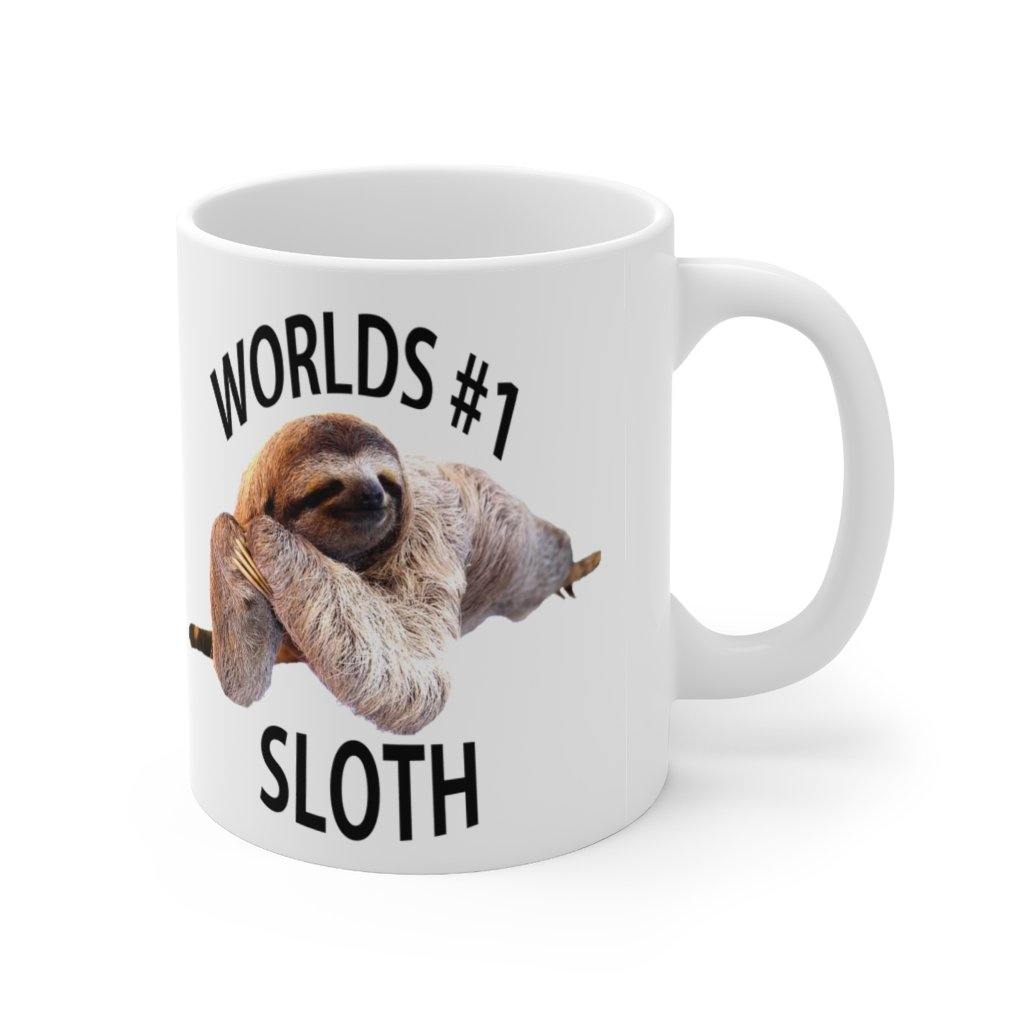 #1 Sloth Ceramic Mug 11oz