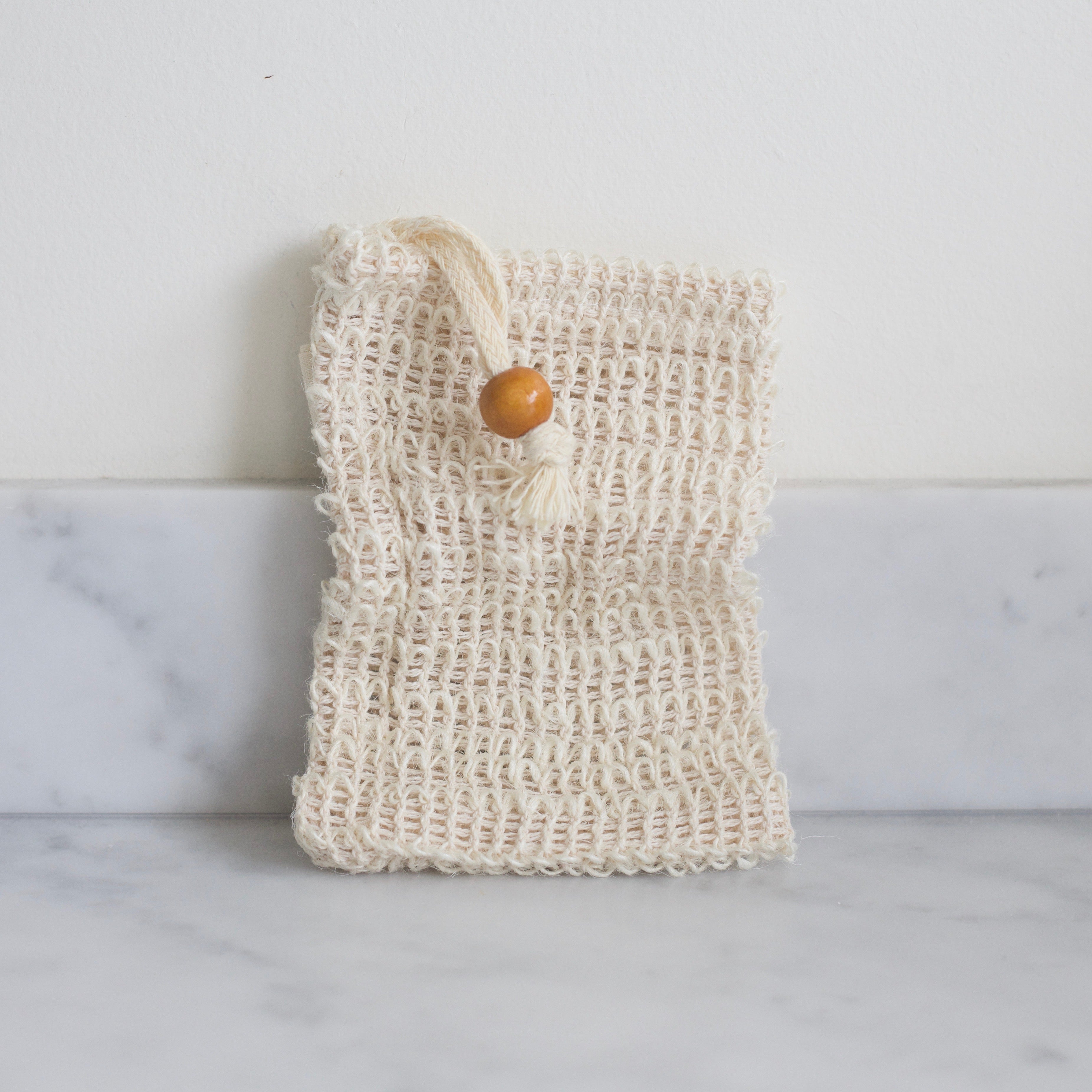 Natural Sisal Soap Saver Pouch