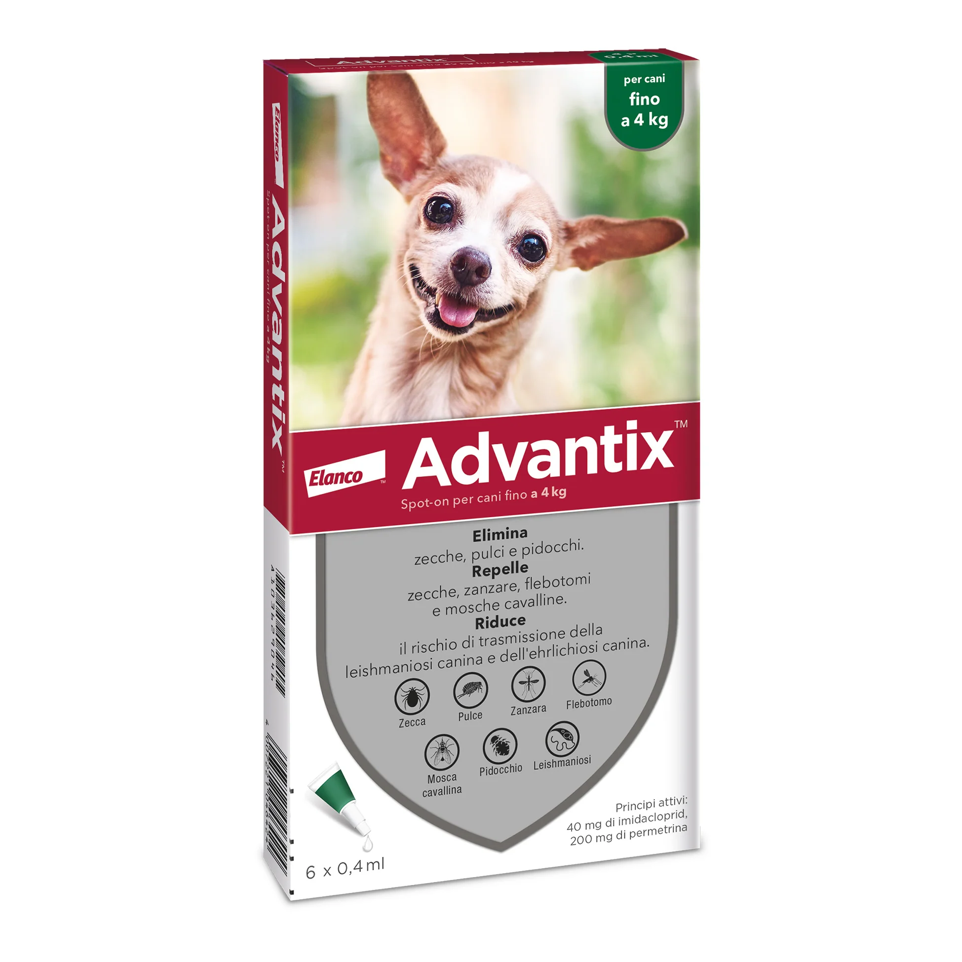 Advantix spot on*6pip 4-10kg