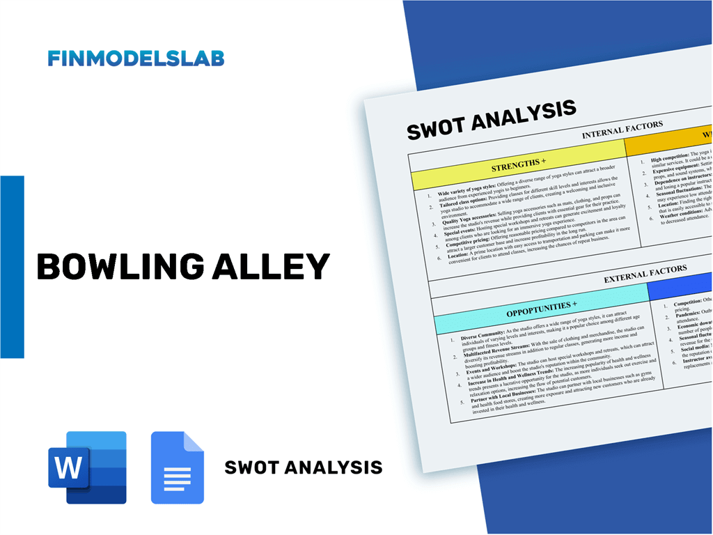 Bowling Alley Business SWOT Analysis