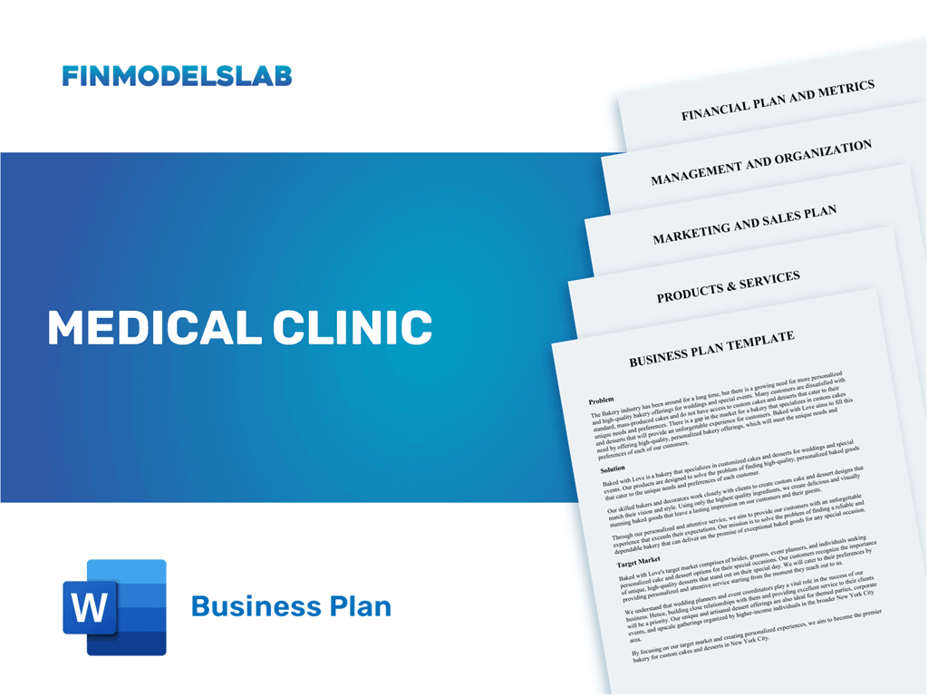 Medical Clinic Business Plan