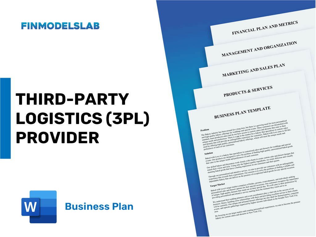 Third-Party Logistics (3PL) Provider Business Plan