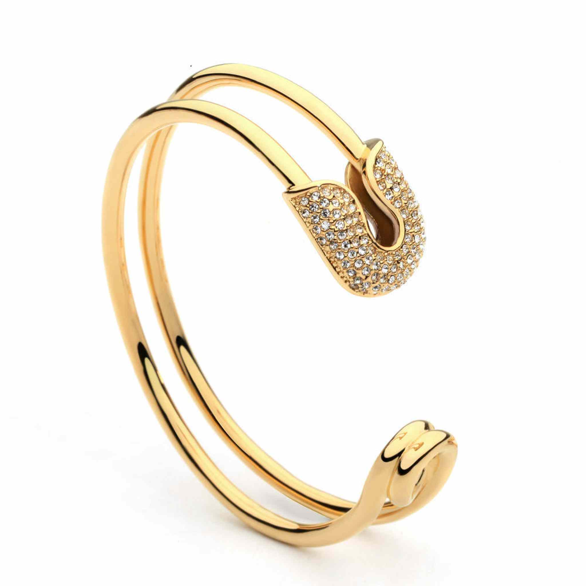 Safety Pin Cuff Bracelet