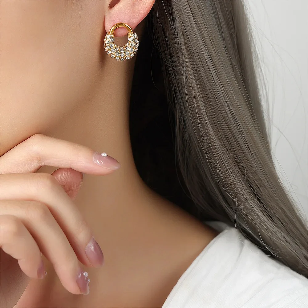 Bella Pave Earrings