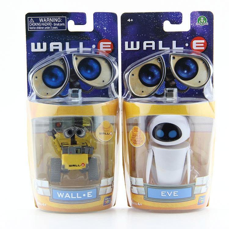 Bonecos Wall-e e EVE