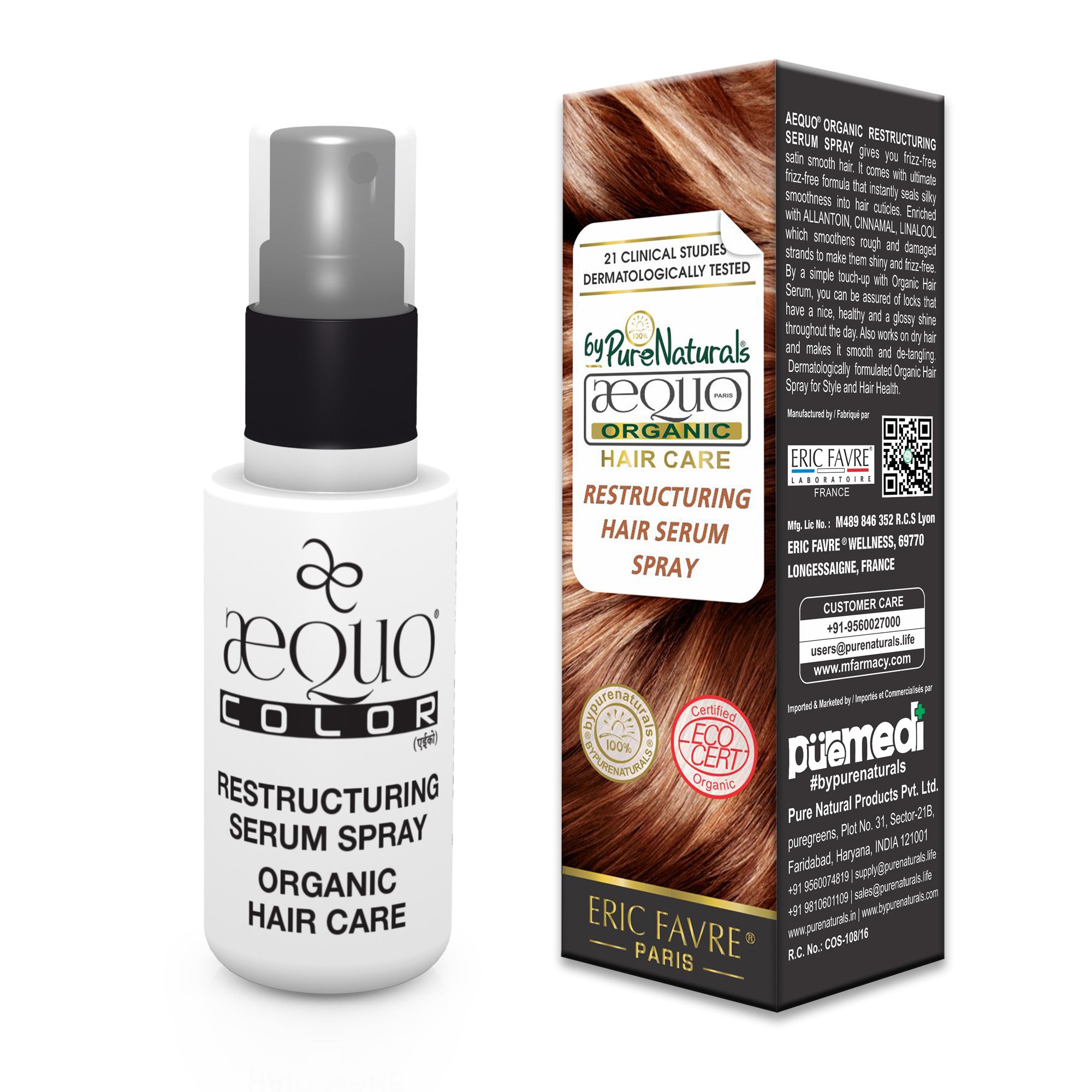 Organic Hair Restructuring Serum byPureNaturals