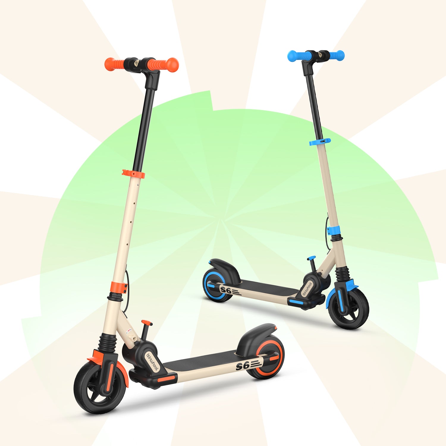 isinwheel S6 Elektroroller für Kinder und Jugendliche (Höhenverstellbar)