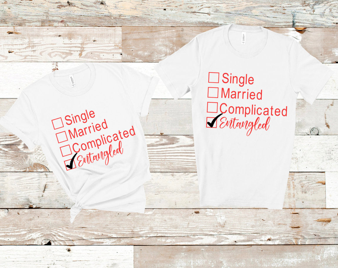 Single Married Entangled Tee
